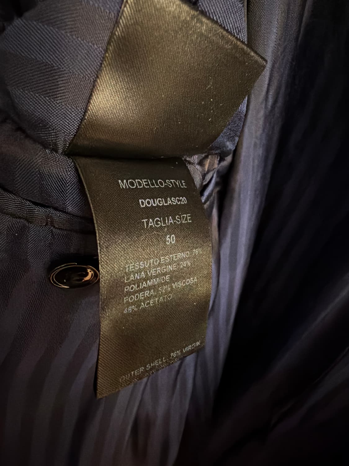 MP Massimo Piombo 남성 코트 50사이즈 상품이미지5