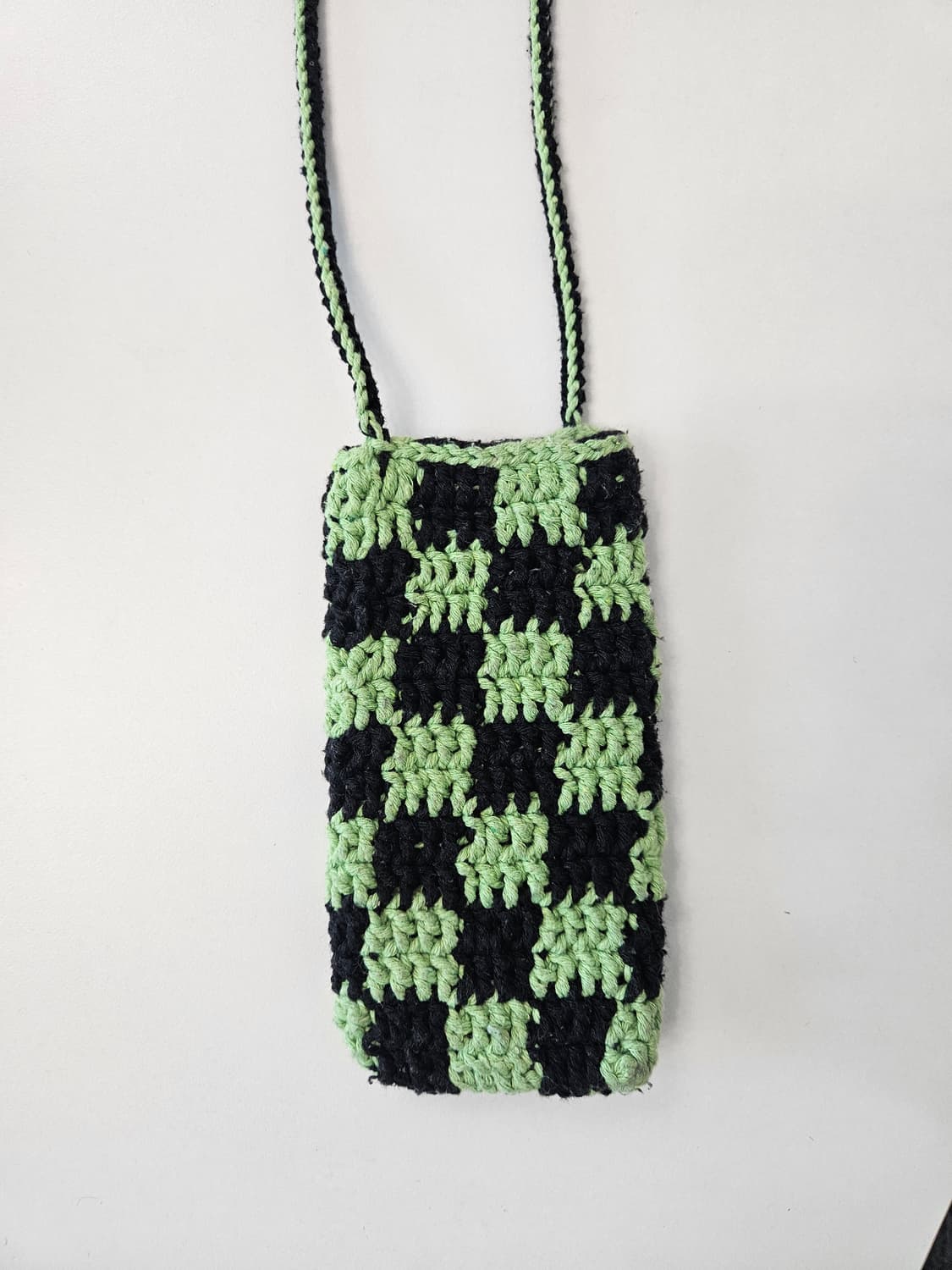 체커보드 니트 크로스백 상품이미지2