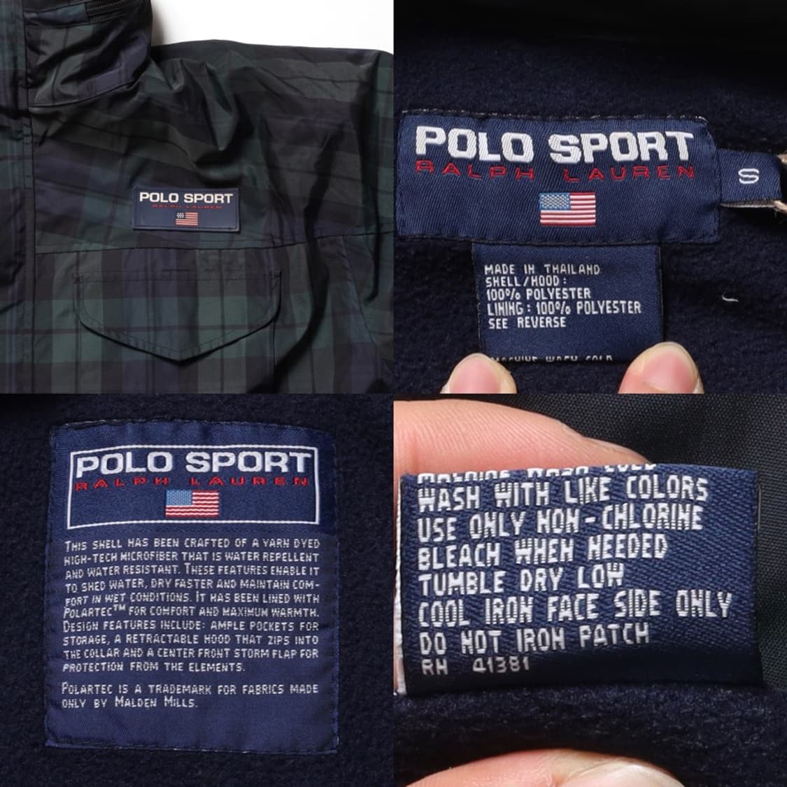 폴로 스포츠  Tartan Check Polyester Jacket  상품이미지8