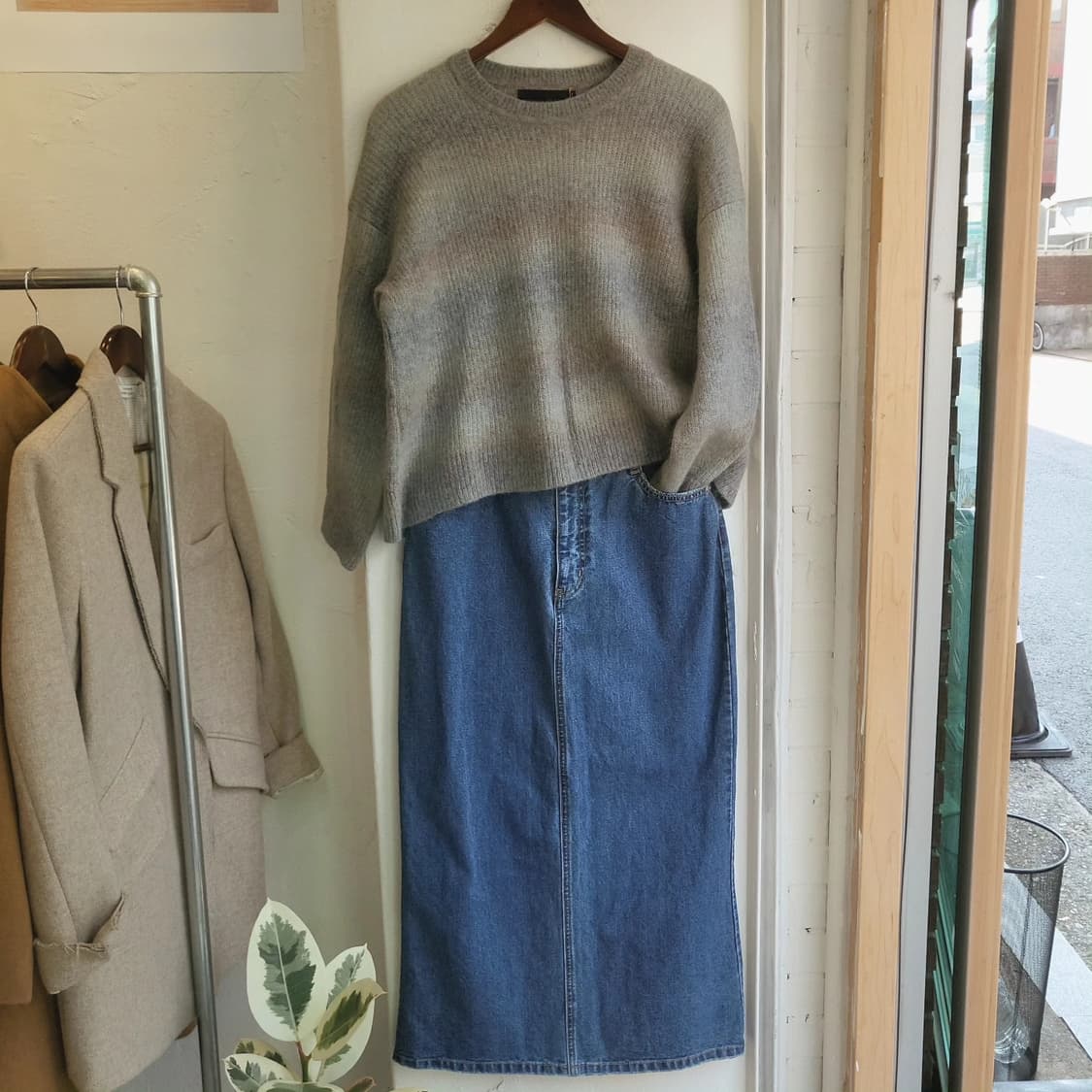 Vov 알파카울 그라데이션 니트 상품이미지2