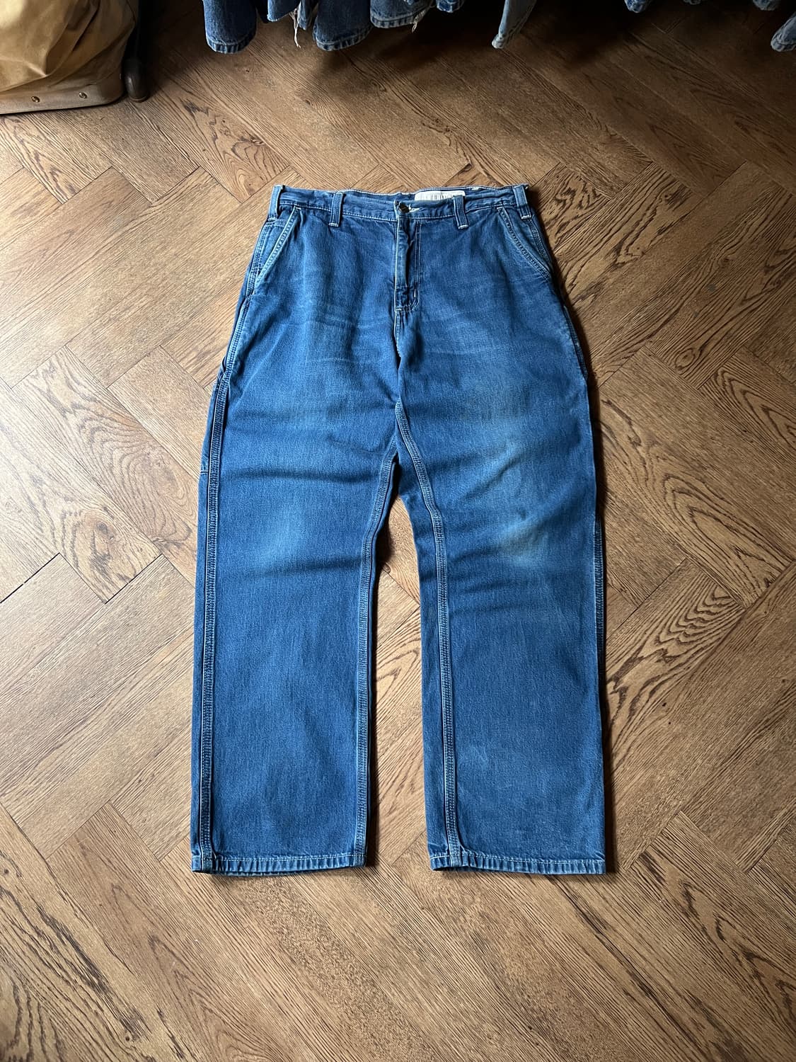 [32]칼하트 USA 싱글니 카펜터 워크 데님 팬츠 상품이미지2