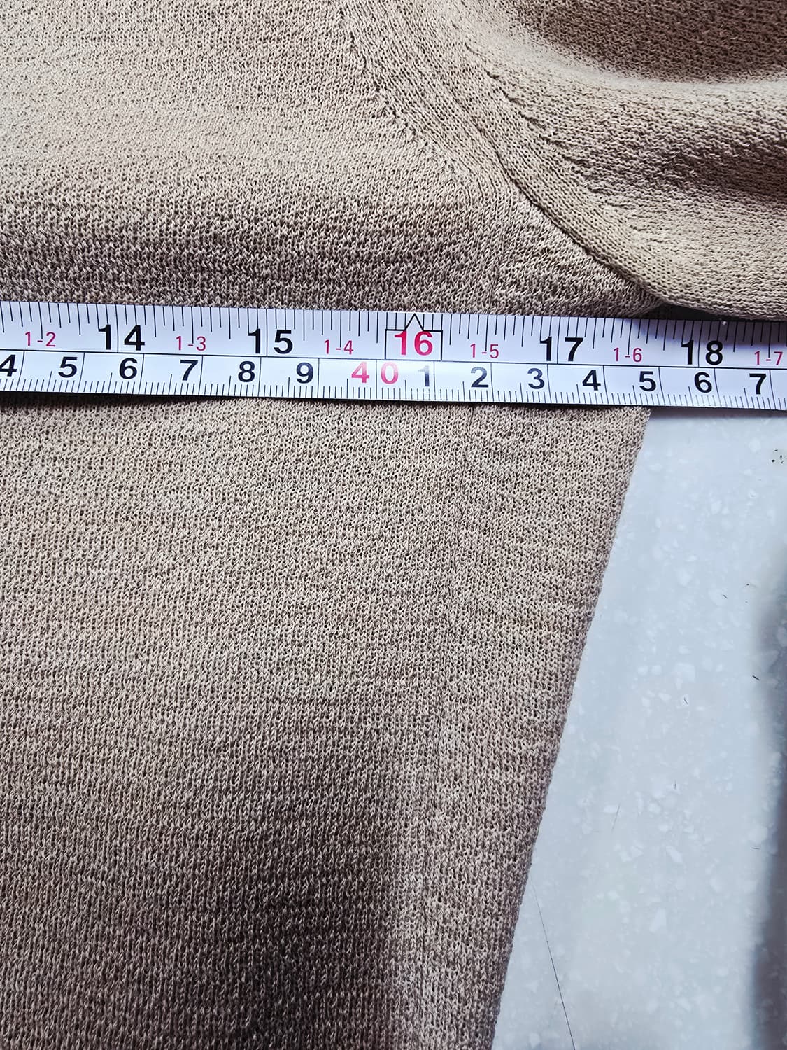 SJSJ 베이지색 모크넥 니트 스웨터 상품이미지7