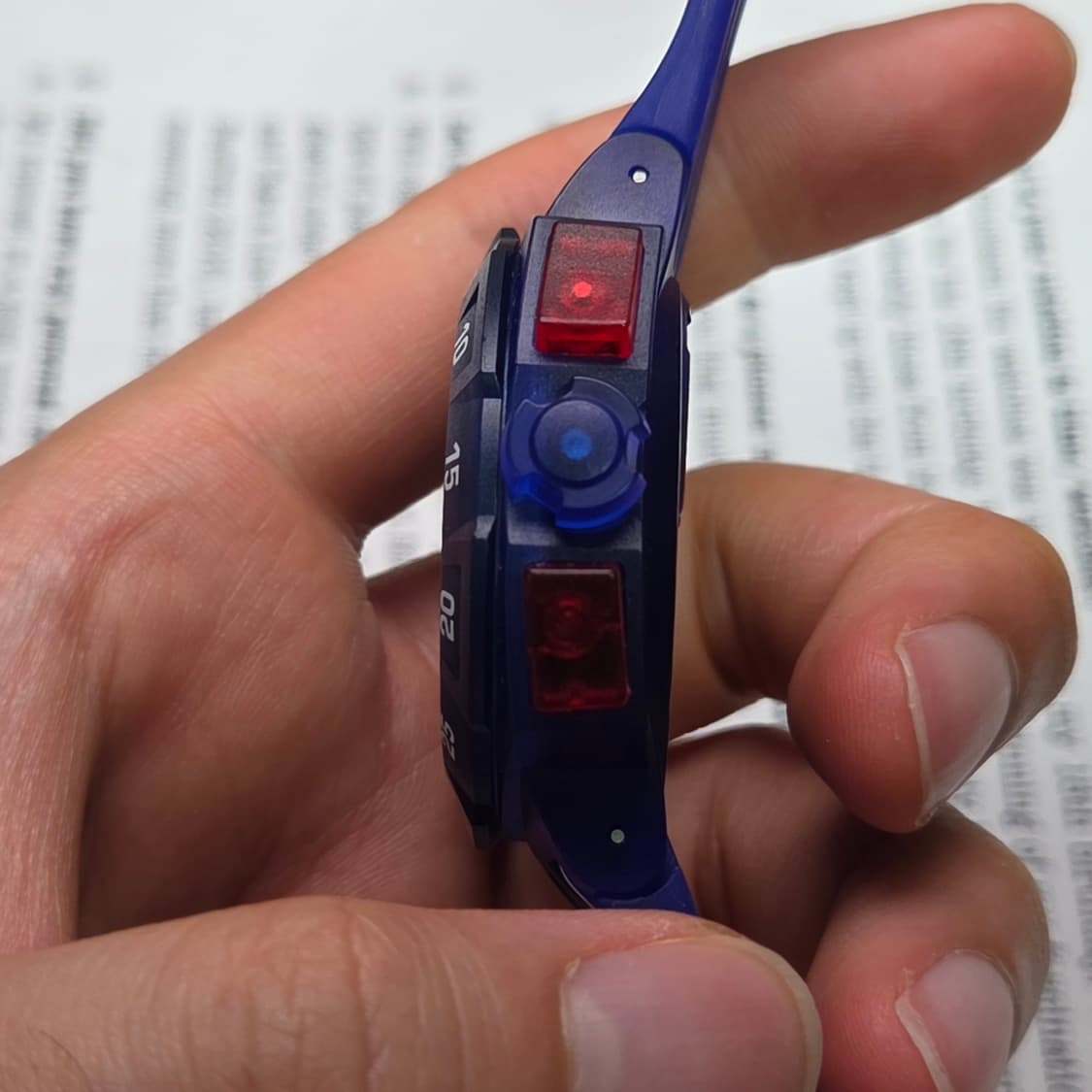 빈티지 스와치 크로노 윈드 블로커 SUIS400 블루청판 43mm 쿼츠 상품이미지6