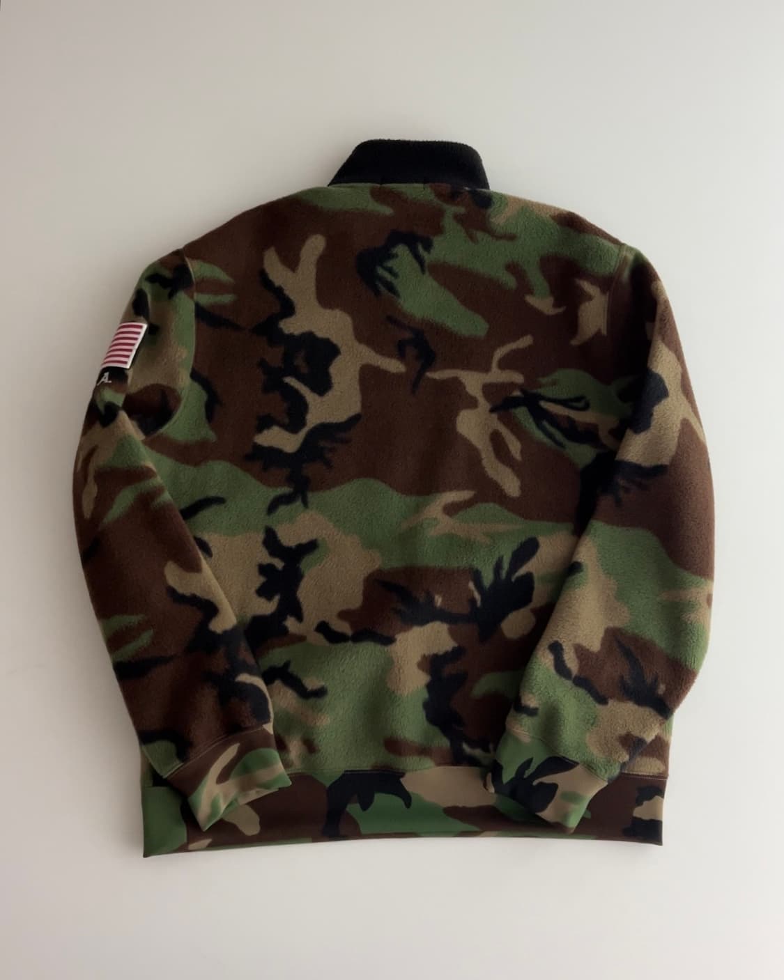 폴로 랄프로렌 카모 플리스 반집업 L 상품이미지2