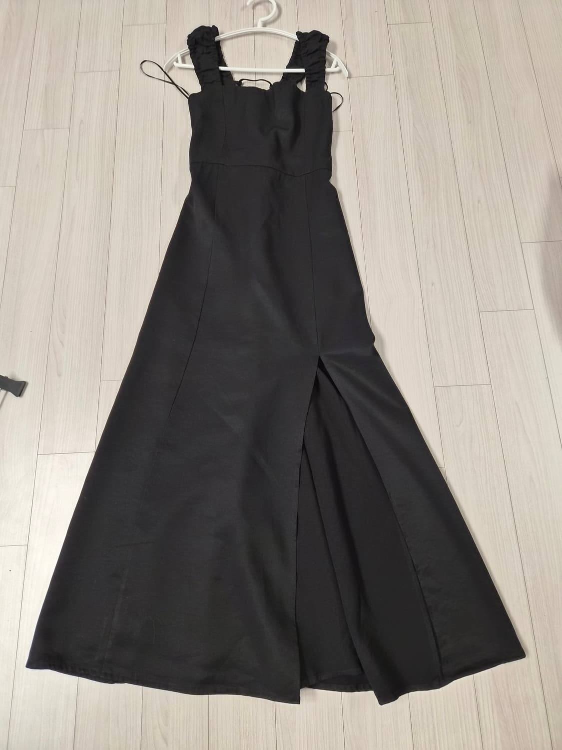 [ZARA] 자라 백 코르셋 리넨 롱 원피스 (S사이즈) 상품이미지9