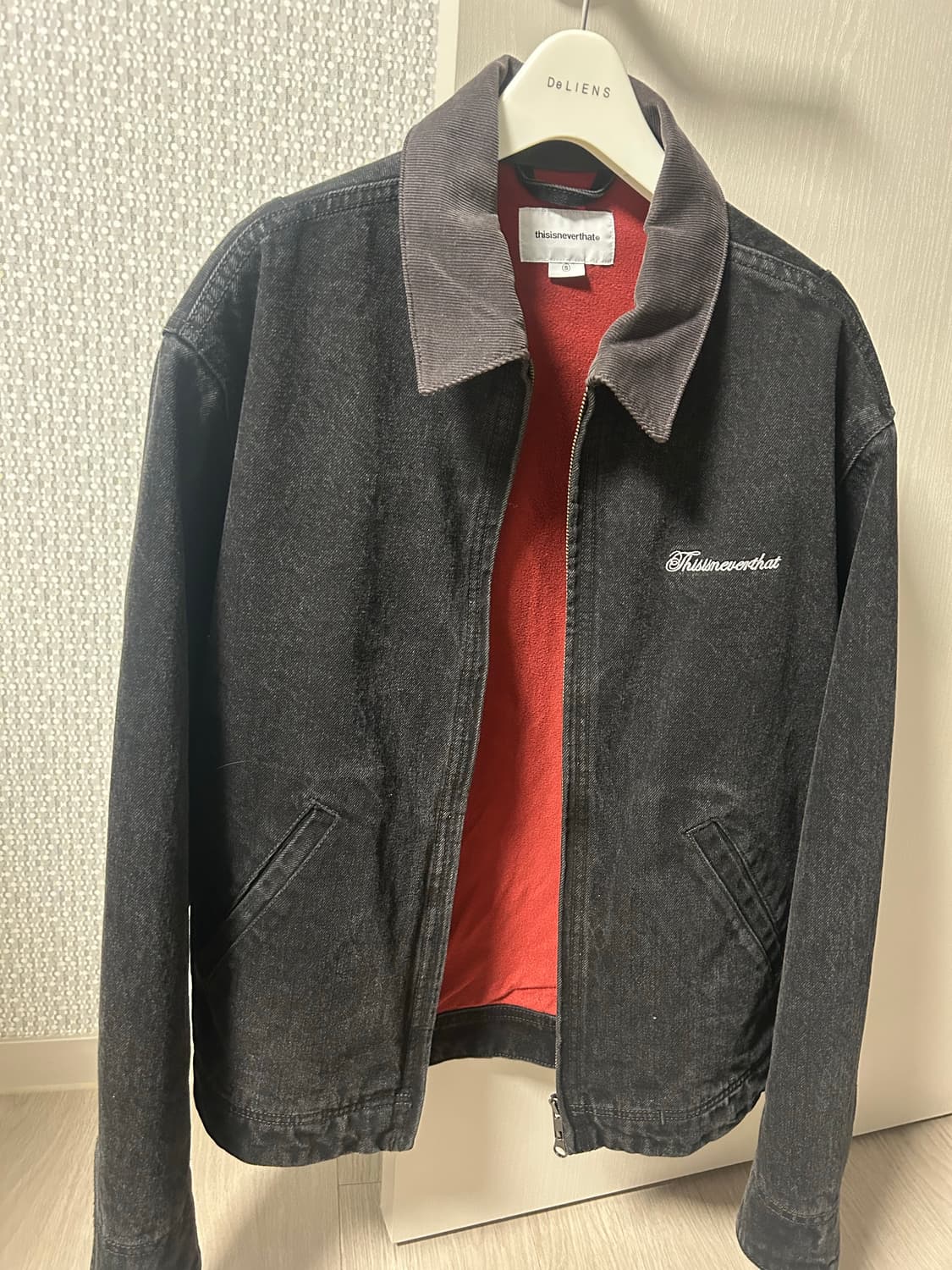 Thisisneverthat Denim Work Jacket (Black 상품이미지3