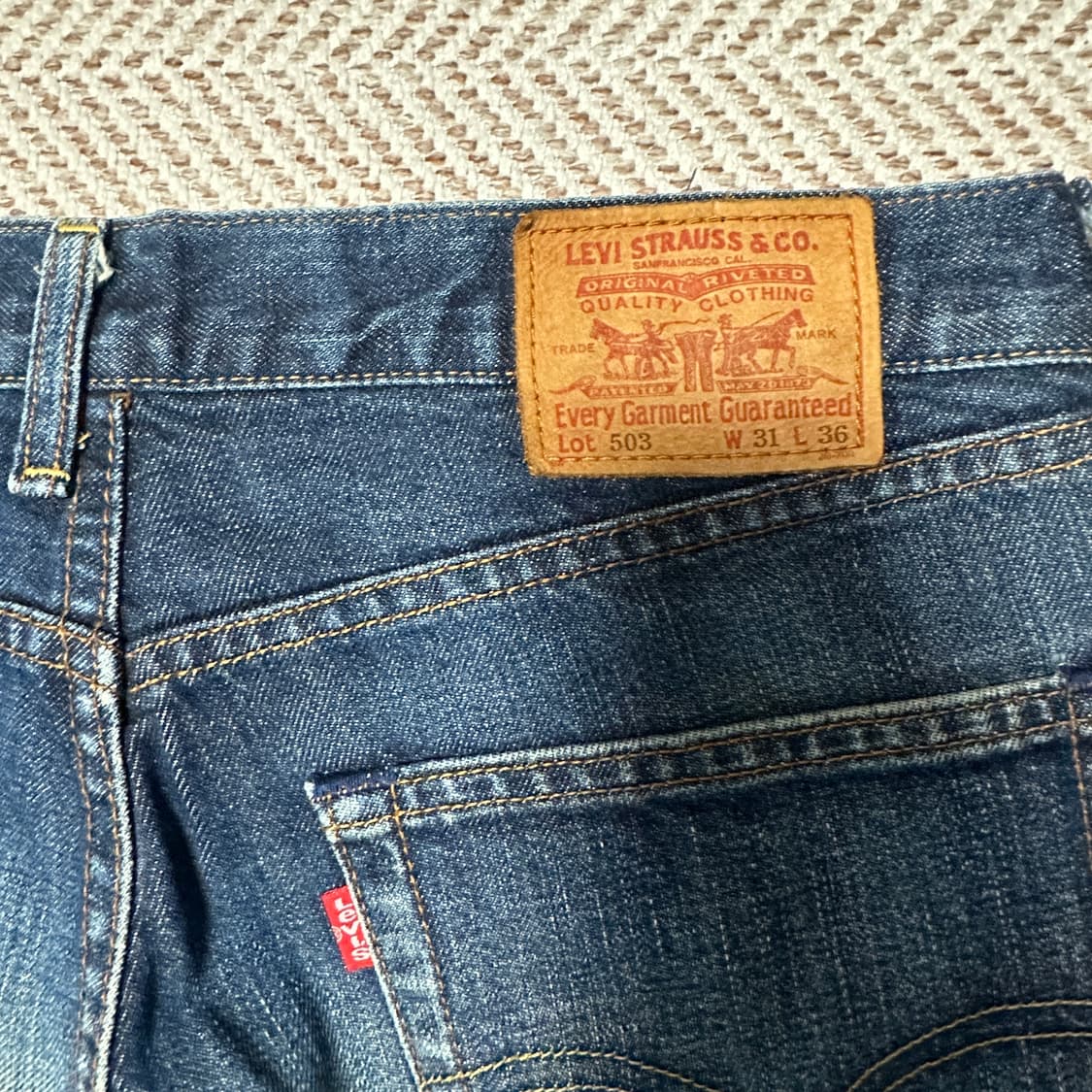 LEVI'S 503 vintage denim pants 상품이미지3