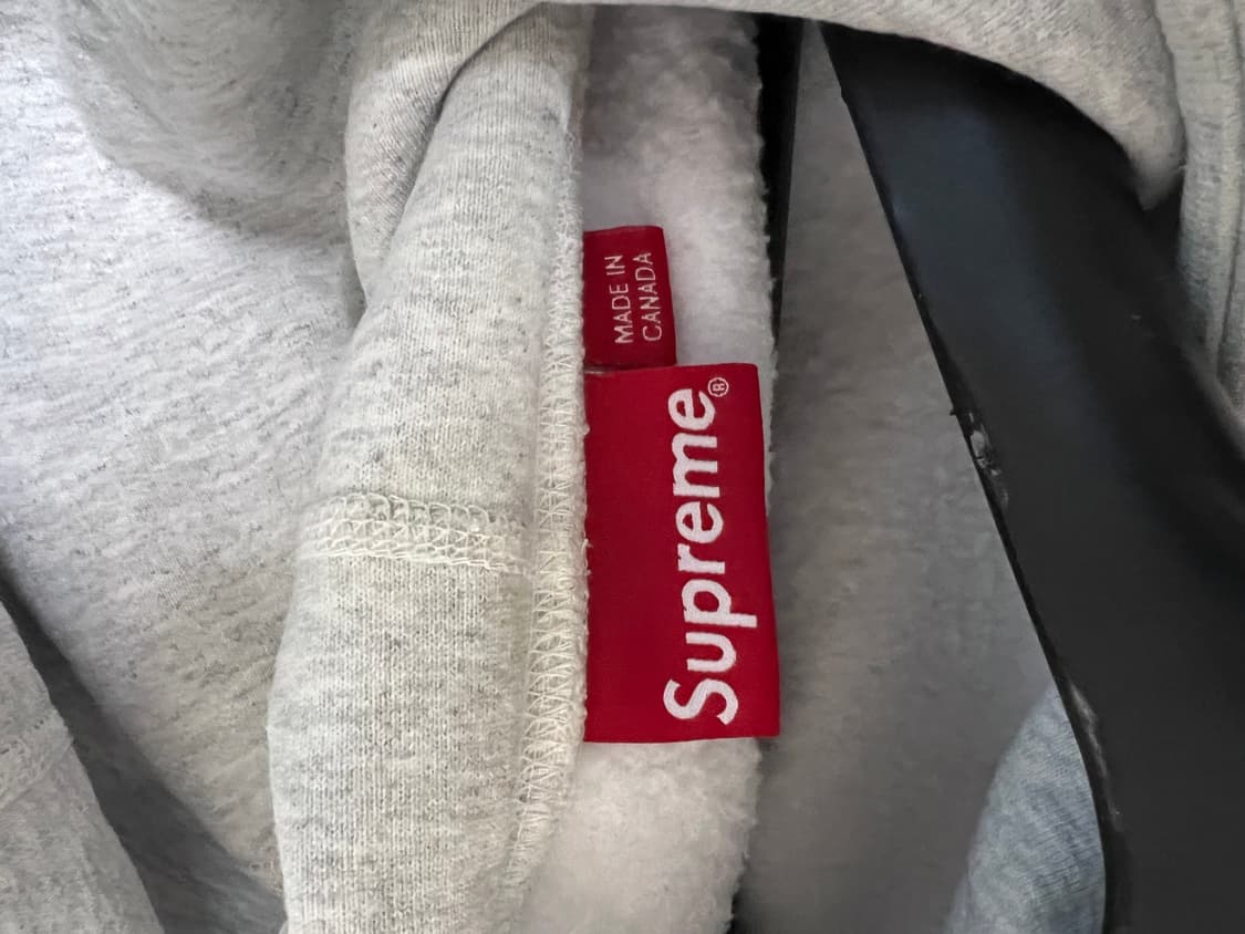 XL슈프림 23fw 박스로고 후드 애쉬그레이 상품이미지6