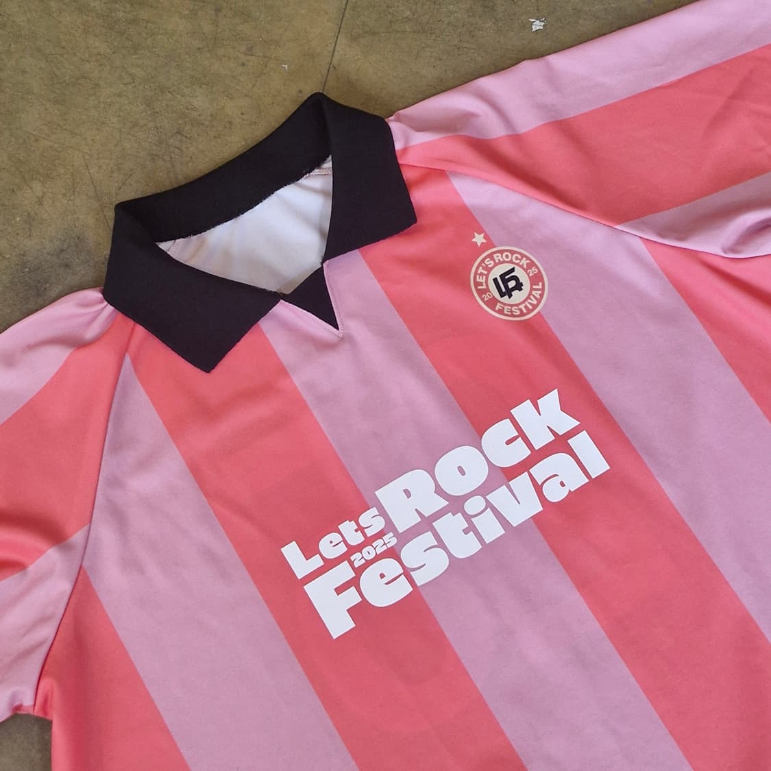 2025 렛츠락 페스티벌 오피셜 MD 스페셜 티셔츠 핑크 2xl 상품이미지2