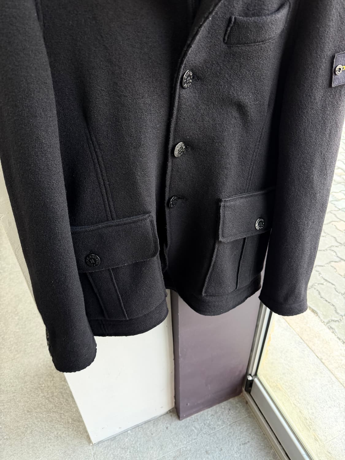 L/ 스톤아일랜드 10AW 견장 코트 자켓 상품이미지4