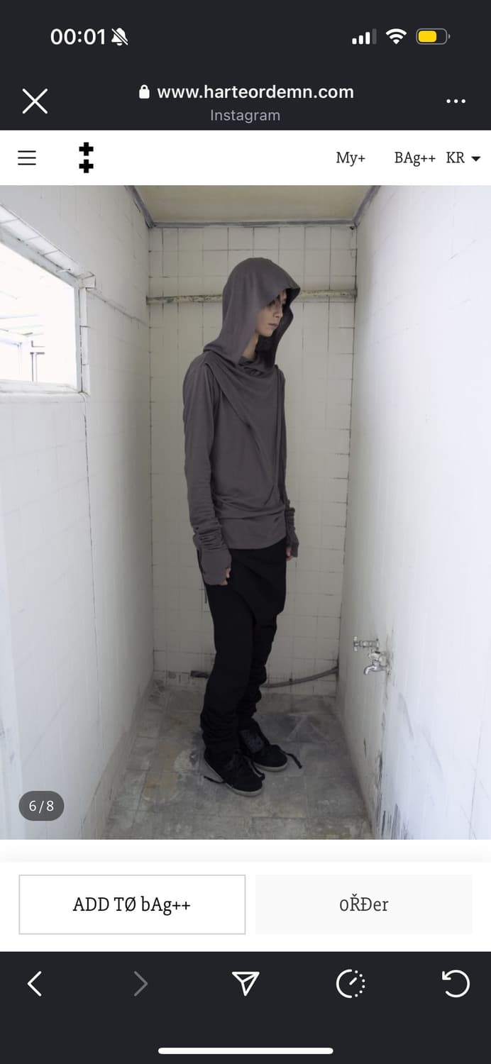 하르테 올뎀 Hooded Fract Sleeve 2size 상품이미지4