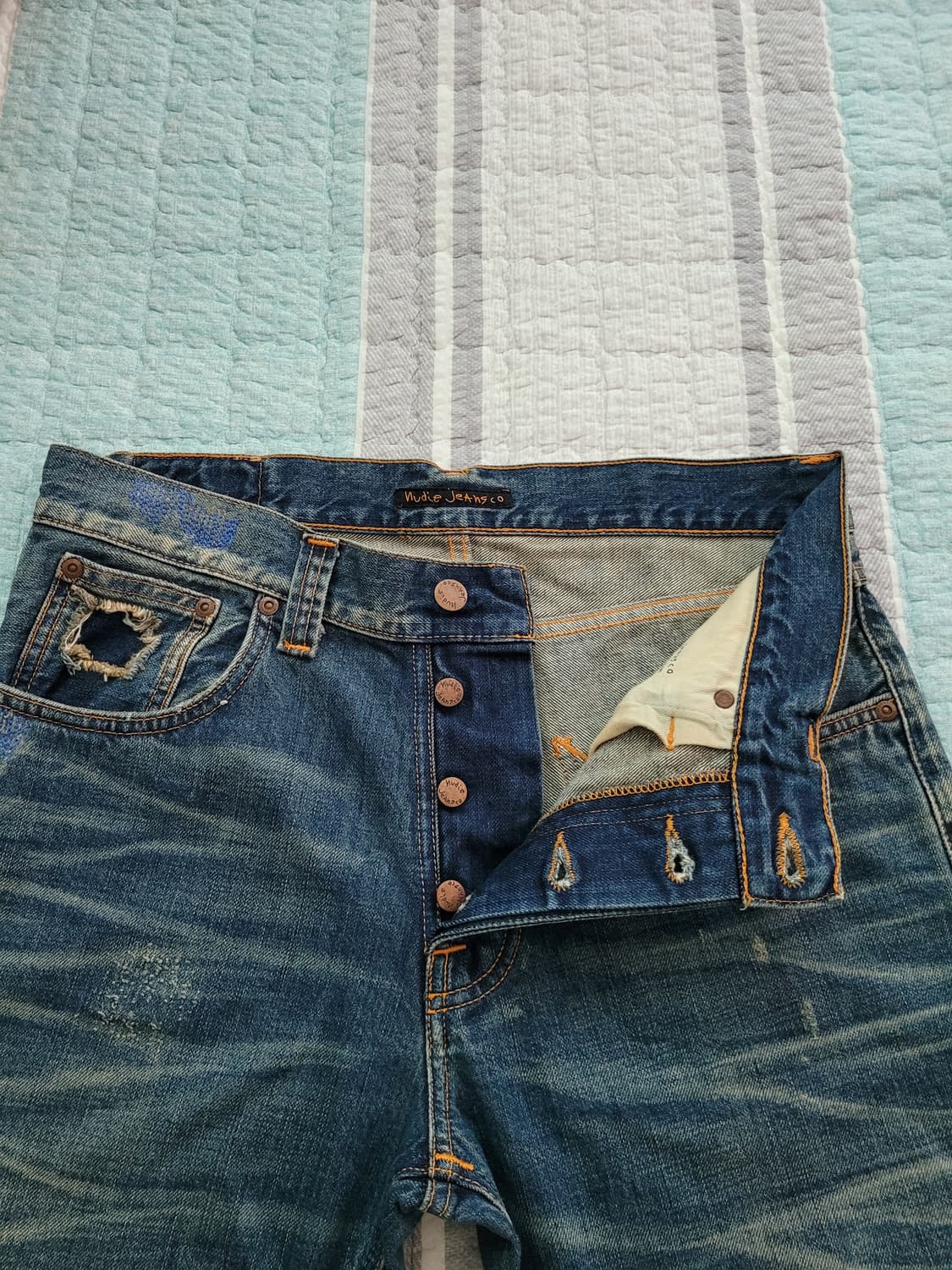 누디진 Nudie jeans 
스테디에디 마티아스레플리카 레귤러스트레이트 상품이미지2