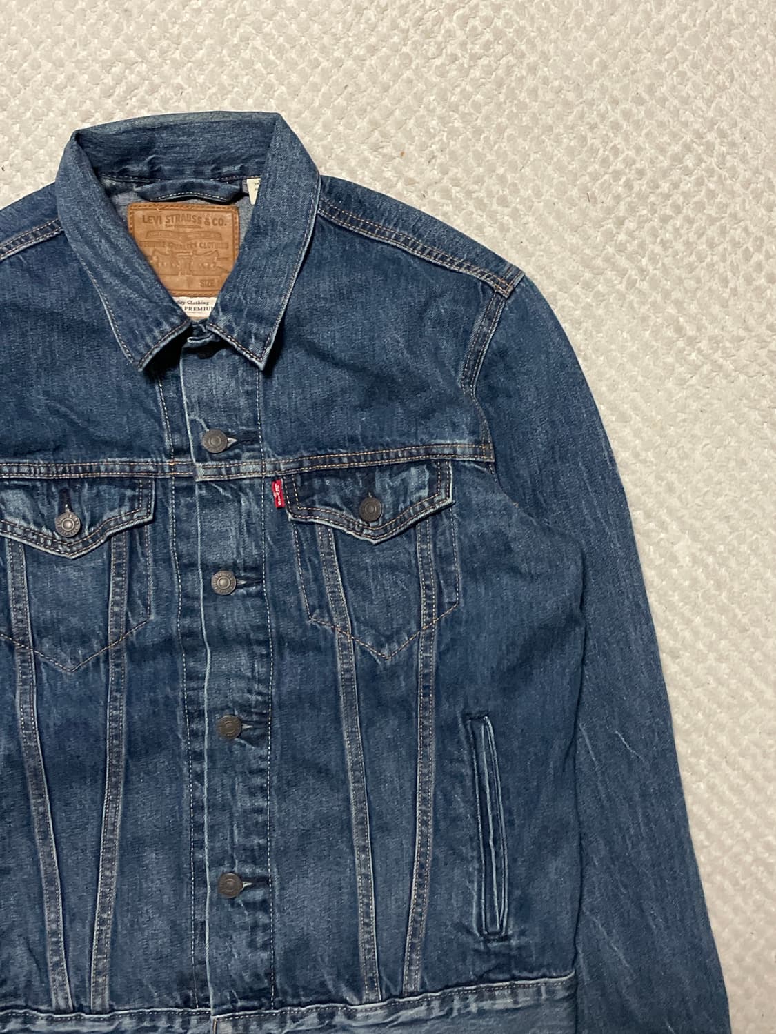 리바이스 프리미엄 빅E 타입3 데님 트러커 청자켓(클리닝O) 상품이미지3