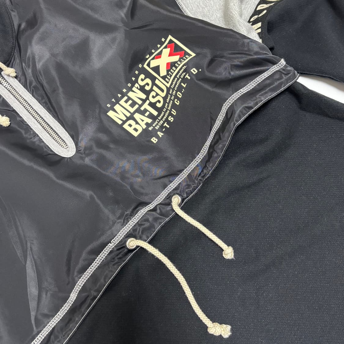 맨즈 바츠(MEN'S BA-TSU) 아카이브 하프 집업 풀오버 상품이미지4