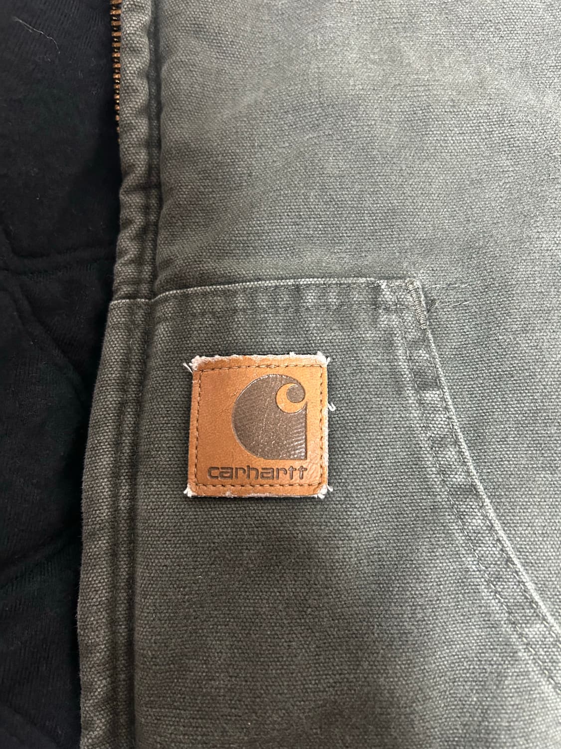 칼하트 J68 mos 모스그린 2xl made in USA 상품이미지3