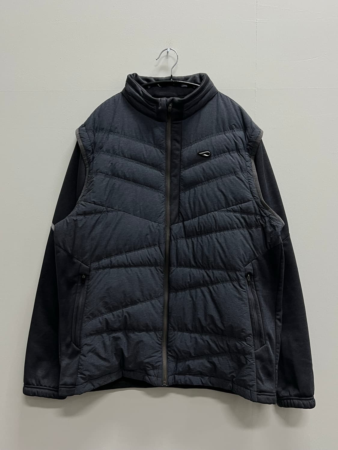 프로스펙스 경량 패딩 자켓 차콜 상품이미지2