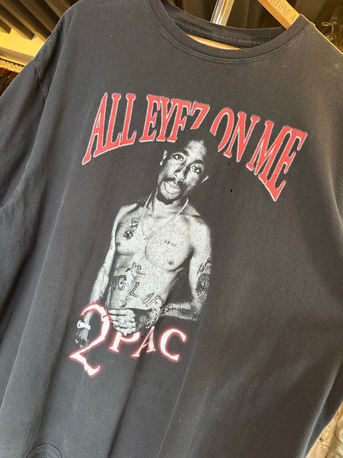 투팍 2pac 래퍼 프린팅 티셔츠 상품이미지3