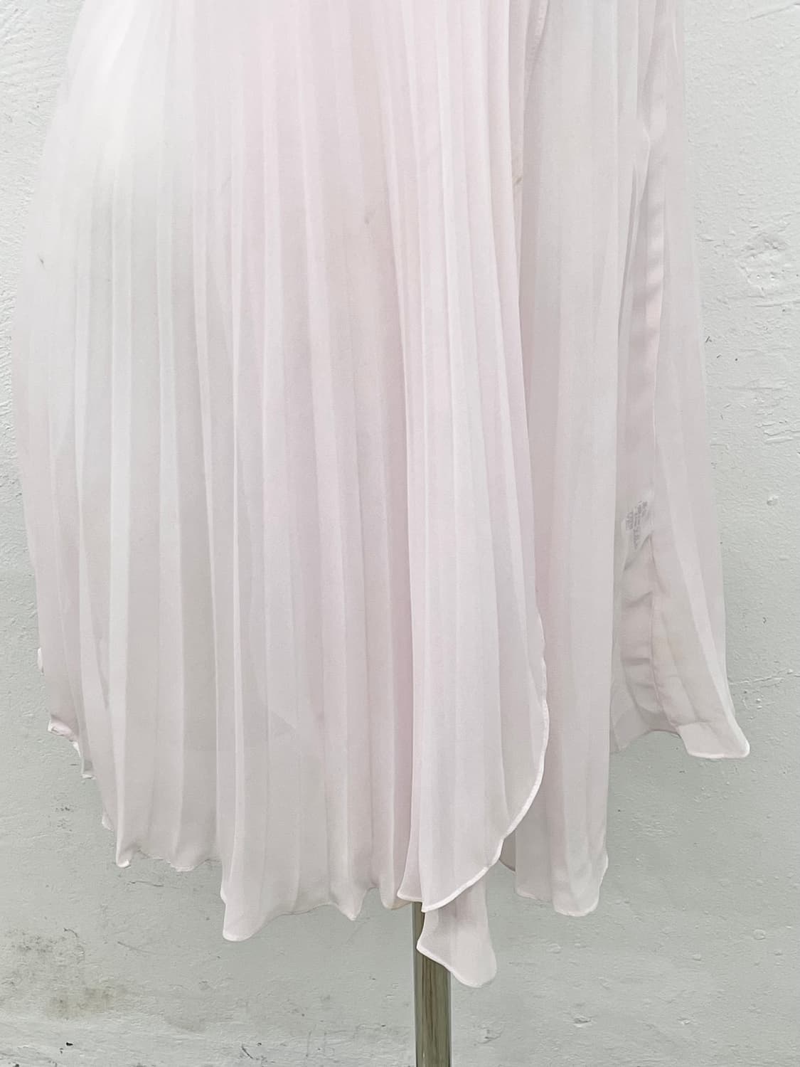 핑크 자수 플리츠 슬립 상품이미지3