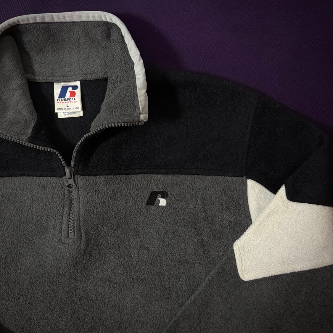 00s Russell Athletic Fleece Half Zip 상품이미지2
