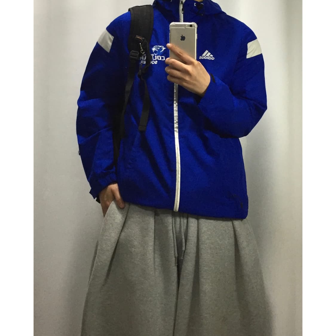 Adidas 아디다스 올드스쿨 팀 배색 바람막이 상품이미지3