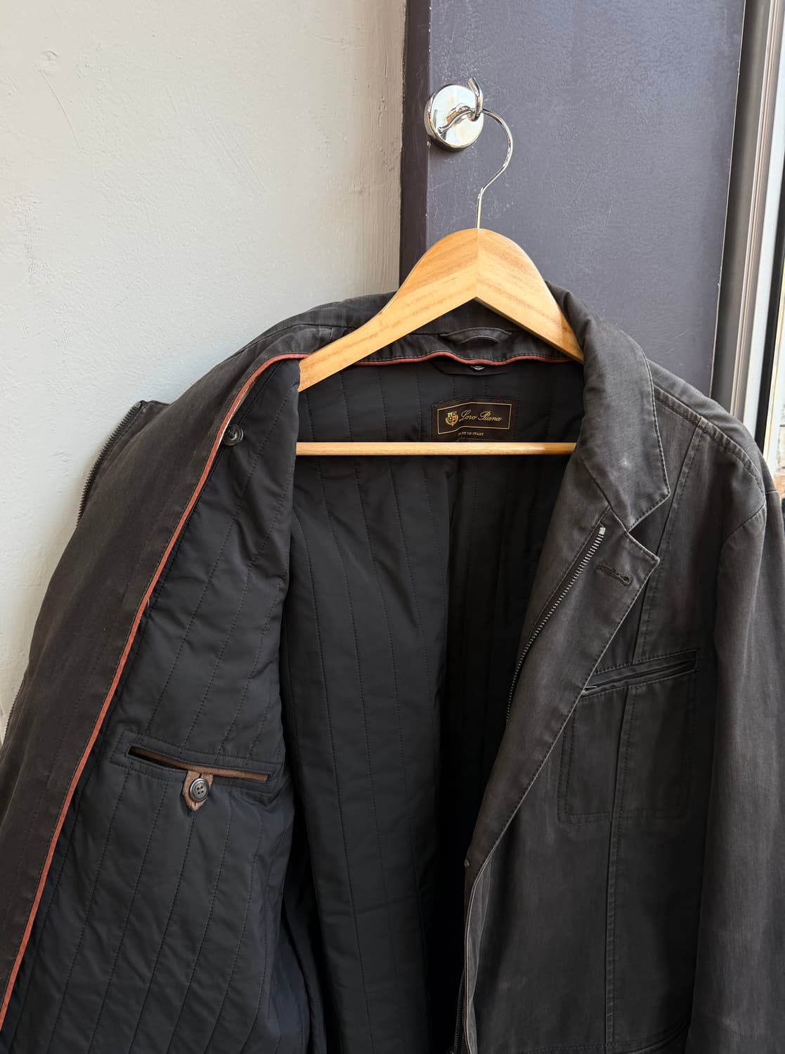 52/ 로로피아나 워싱 패디드 헌팅자켓 상품이미지6