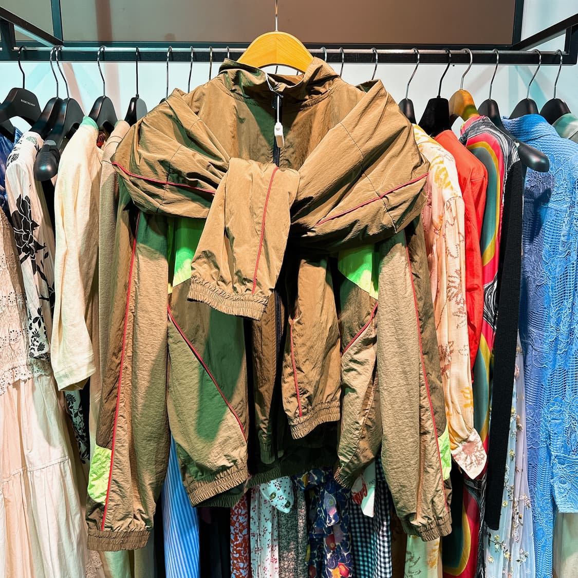 마틴 로즈 남성 브라운 프린트워크 트랙자켓 점퍼 80% 상품이미지2