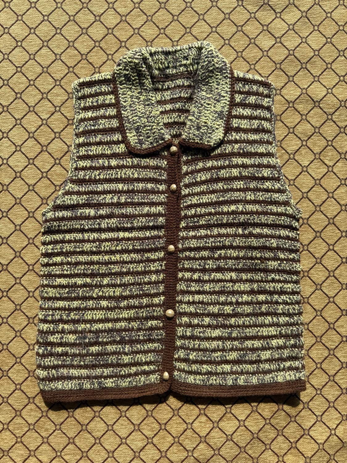 브라운 니트 베스트 상품이미지2