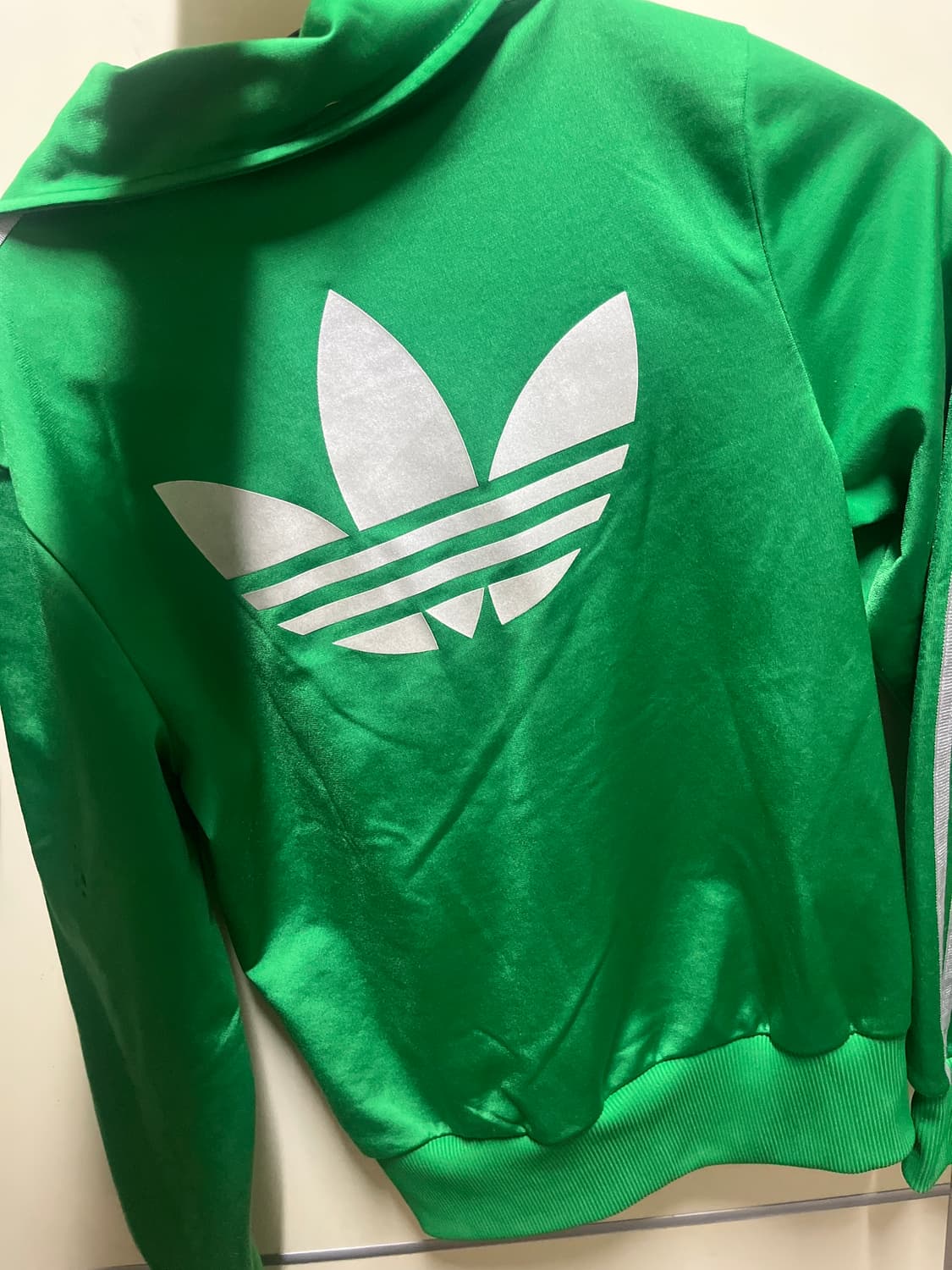 아디다스 빅로고 져지 그린 실버 상품이미지2