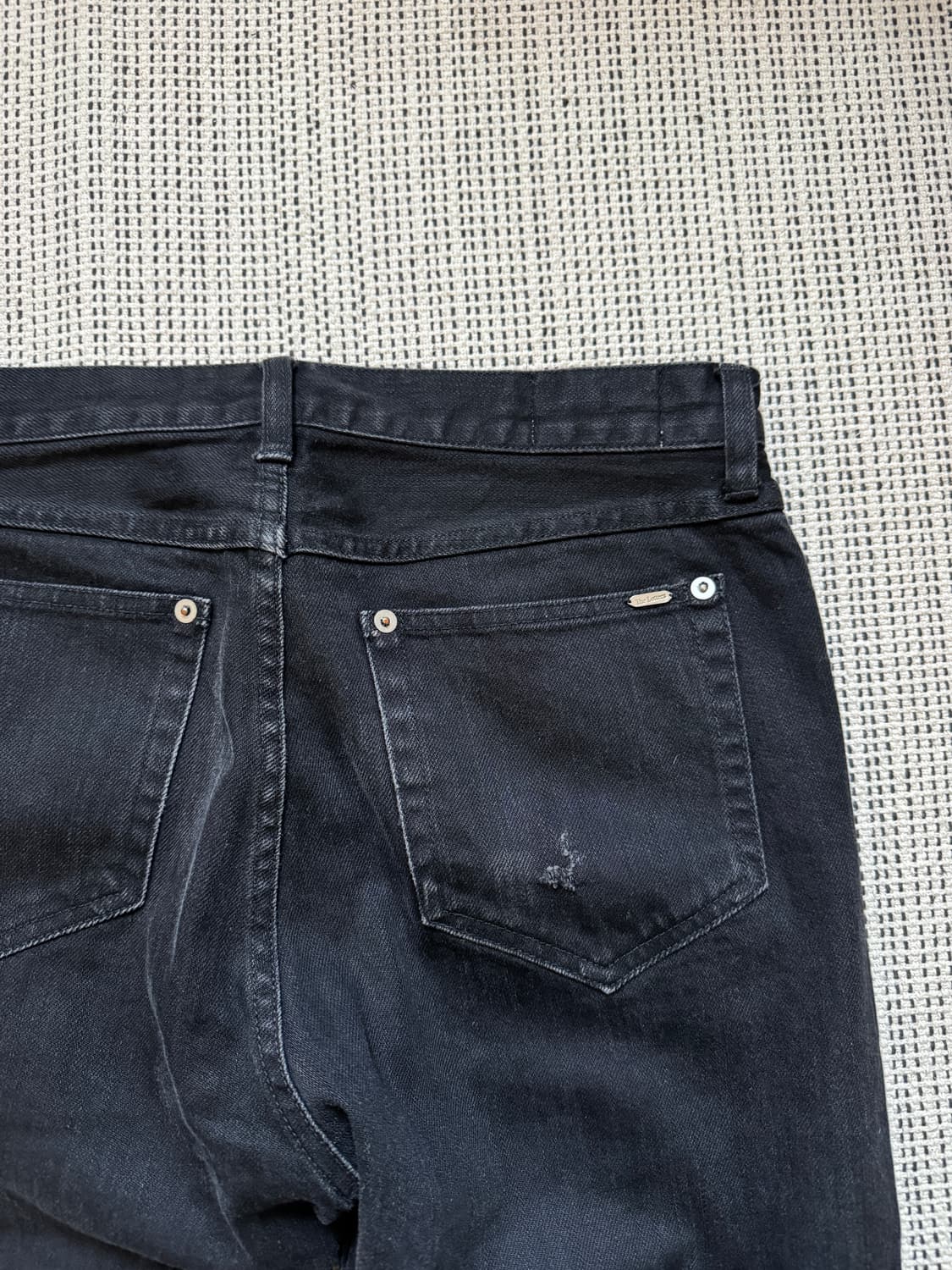 더 레터스 the letters 사이드 블랙 데님 팬츠 상품이미지7