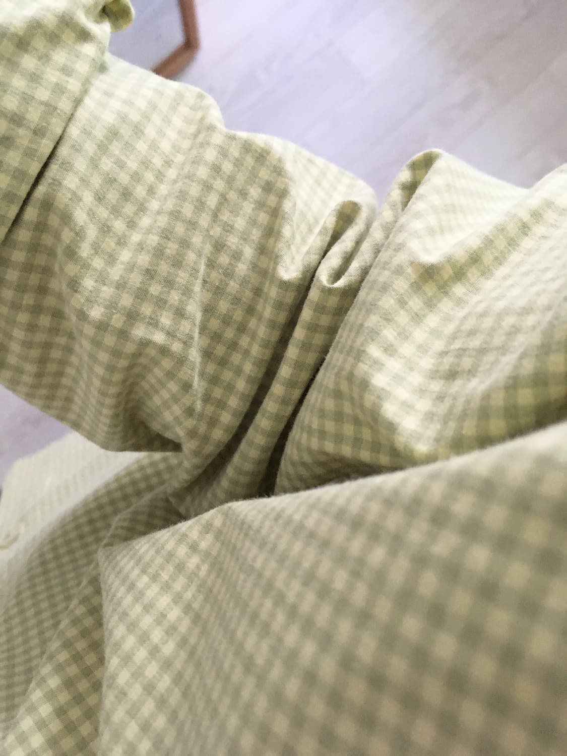 lime check shirt 상품이미지4