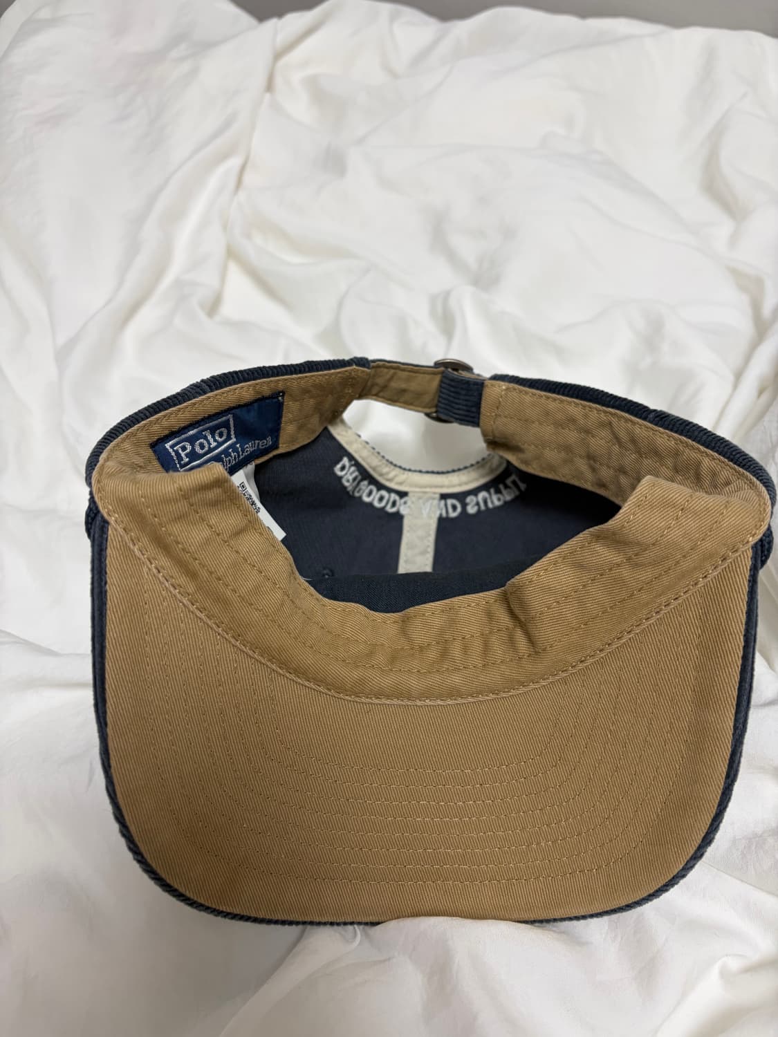 폴로 아플리케 코듀로이 볼캡 판매합니다 상품이미지4