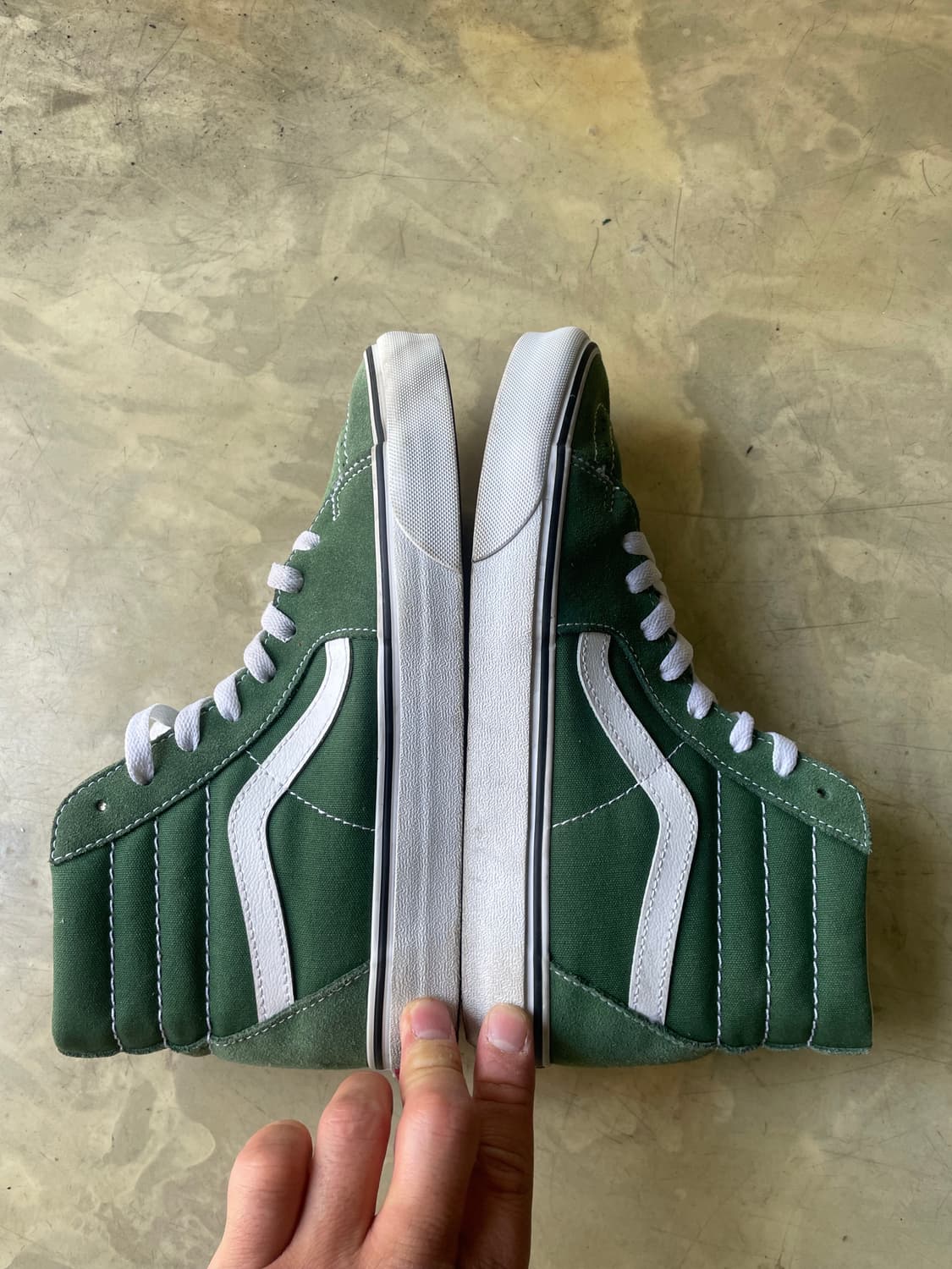 Vans 스케이트 하이 카키 255 상품이미지4