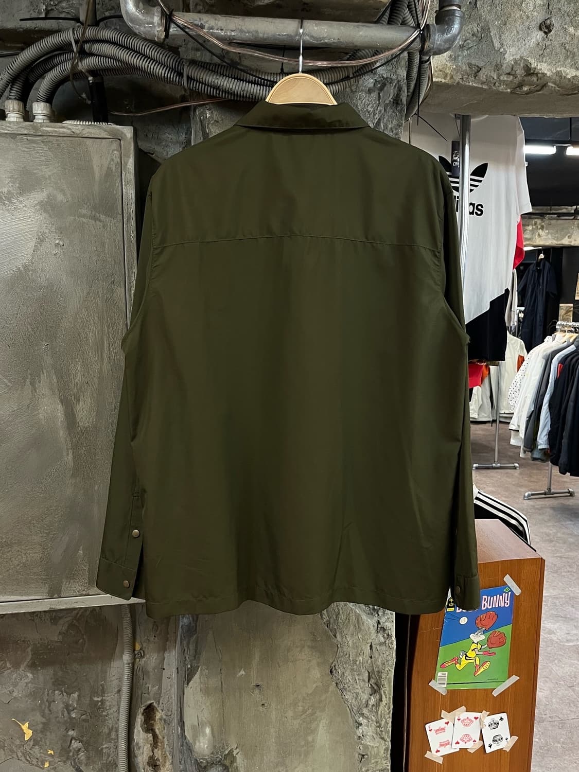 그라미치 라이트 립스톱 유틸리티 셔츠 카키 XL #csz1790 상품이미지2