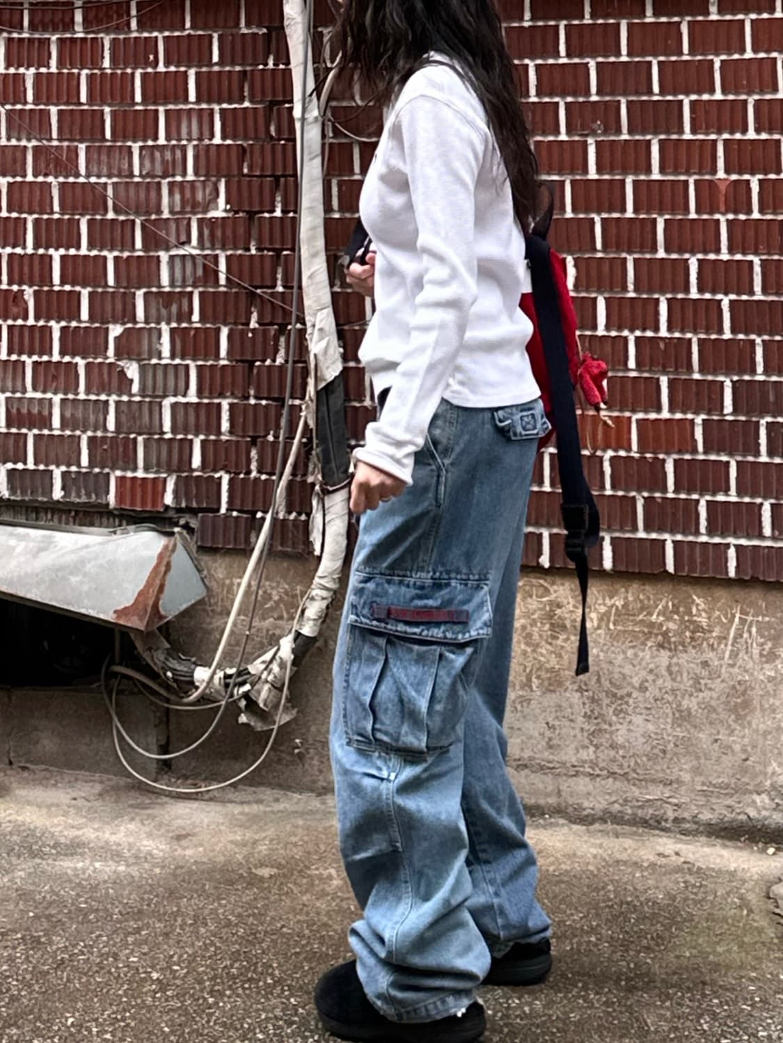 폴로 스포츠 바막 폴로 외플티 폴로 카고 데님팬츠 코디세트 상품이미지9