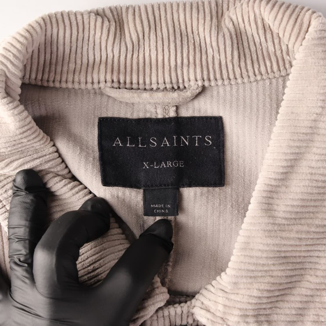 ALLSAINTS 그레이 코듀로이 셔츠 자켓 XL 상품이미지5