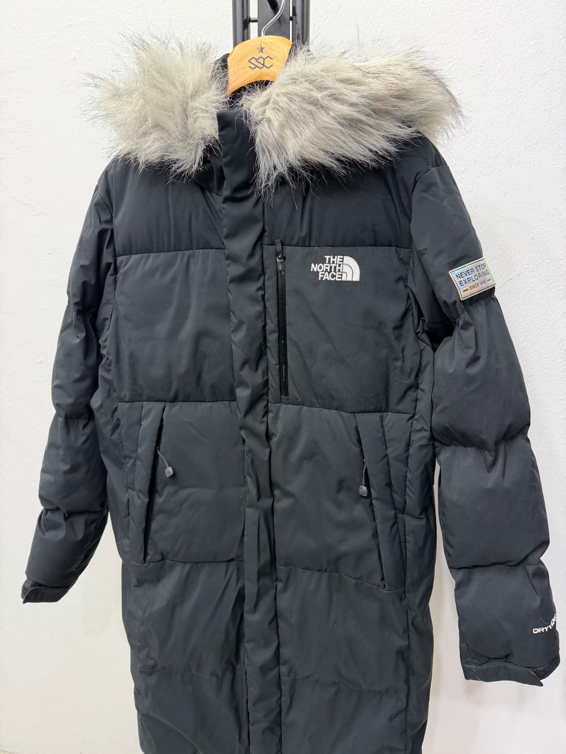 정품) 노스페이스 키즈 롱패딩 160 상품이미지3