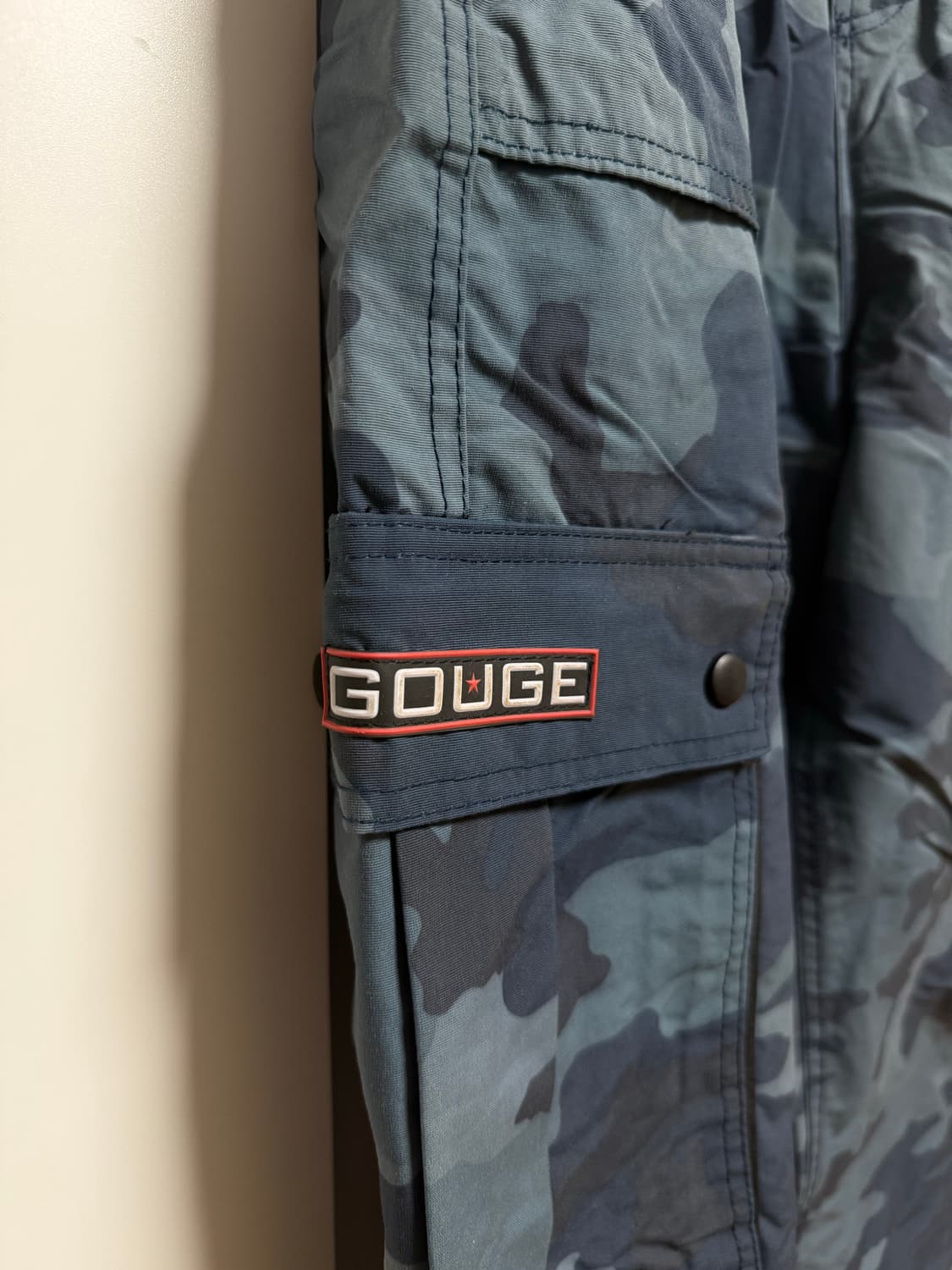 90s Gouge Skateboard 카모 팬츠 동계용 (L) 상품이미지3