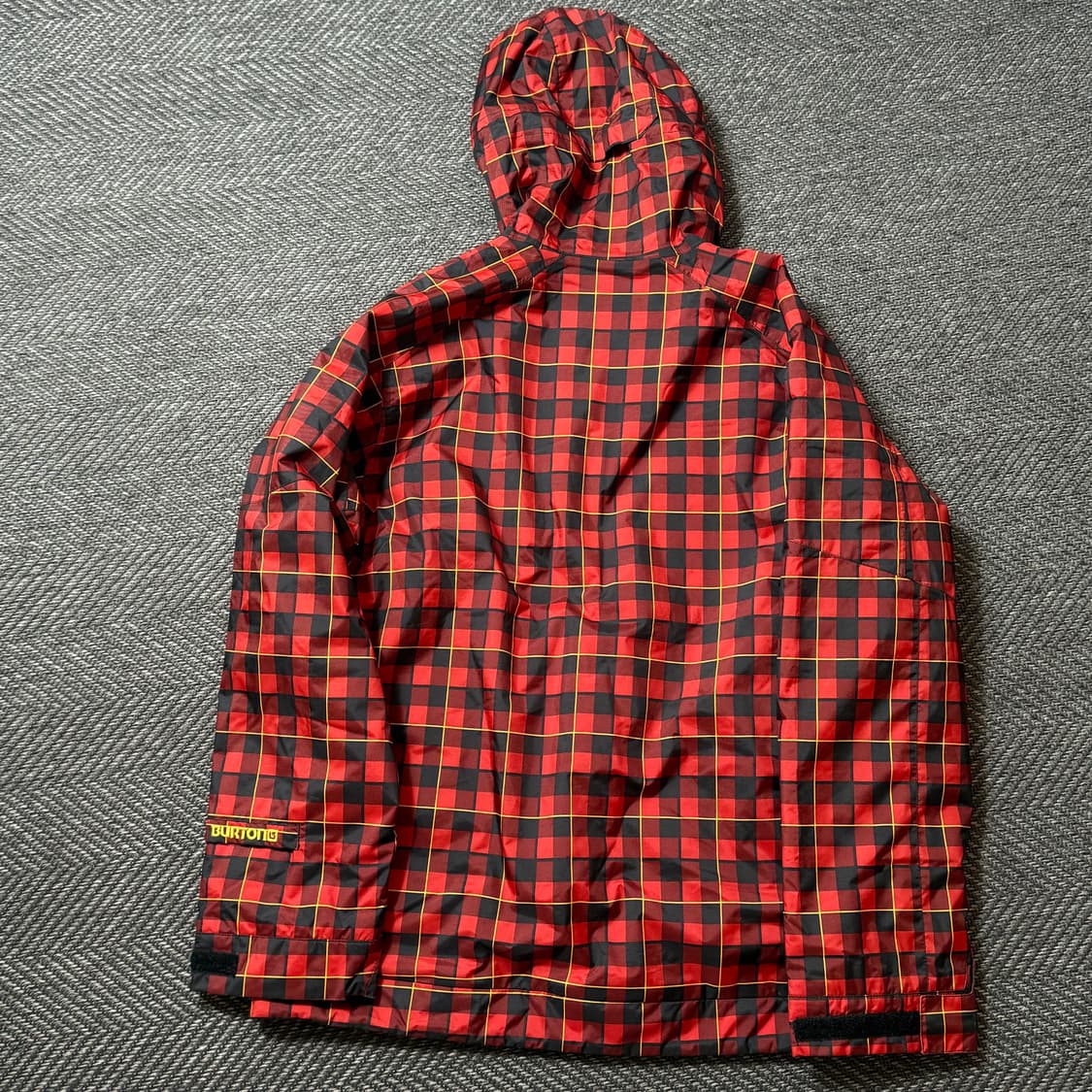 BURTON 체크 후드 자켓 (M) 상품이미지3