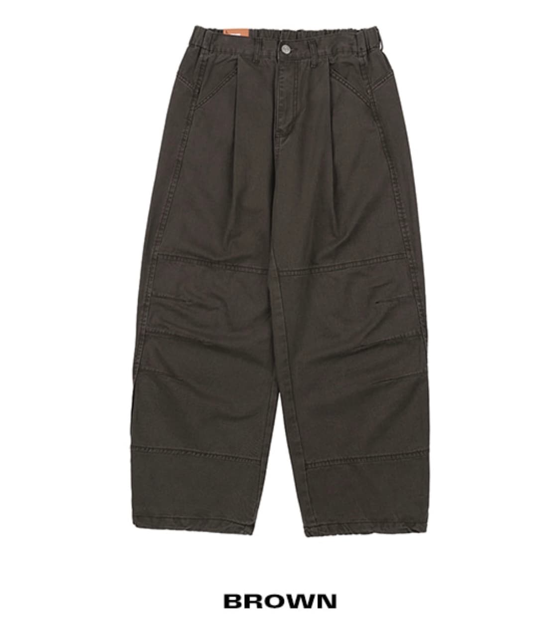 커브드 벌룬 팬츠 브라운 L 상품이미지3