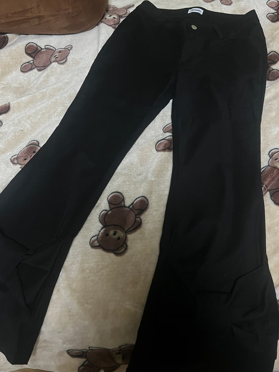 체메씨 보우 부츠컷 팬츠 2사이즈 상품이미지2