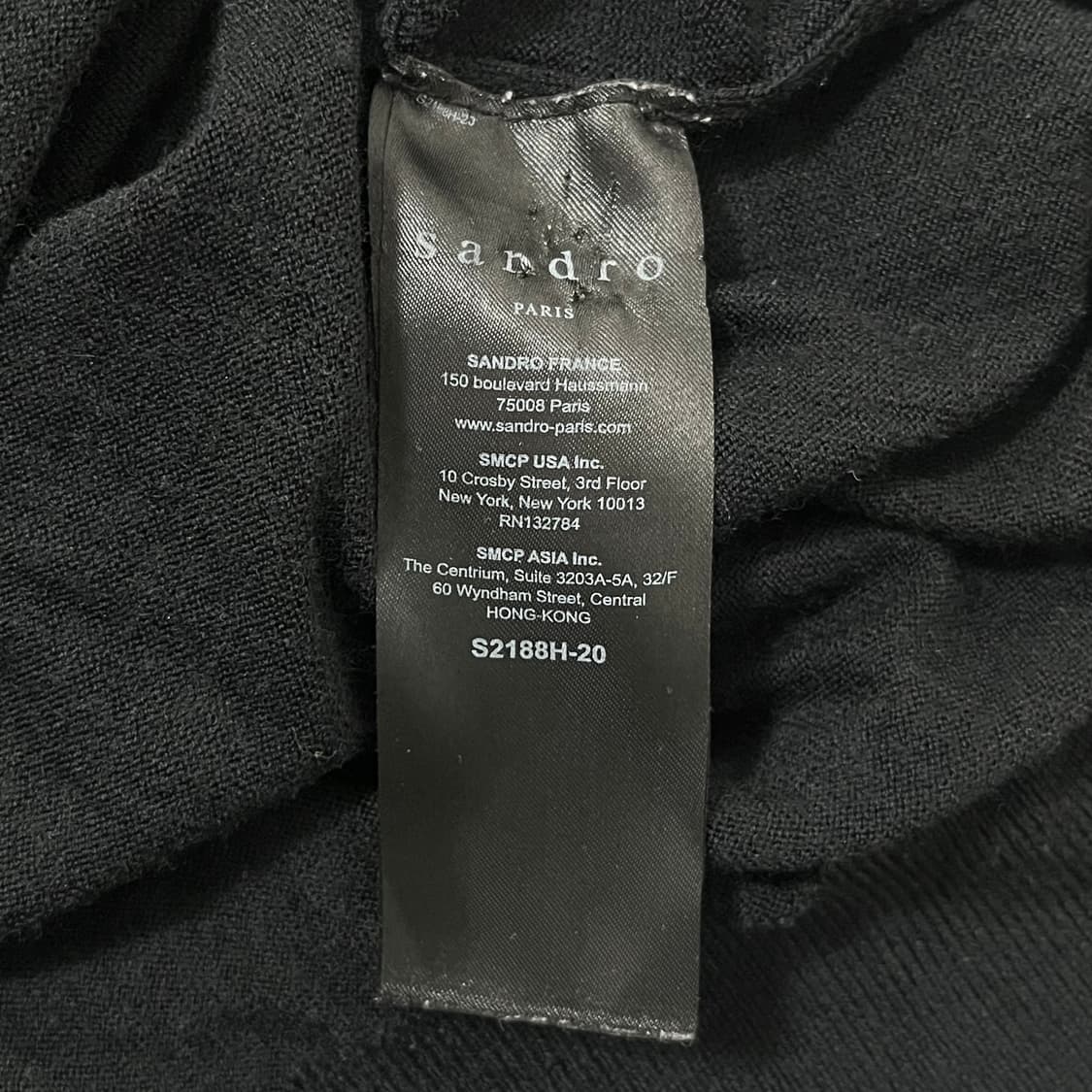 산드로(SANDRO) 레이스 프릴 카라 니트 상품이미지5