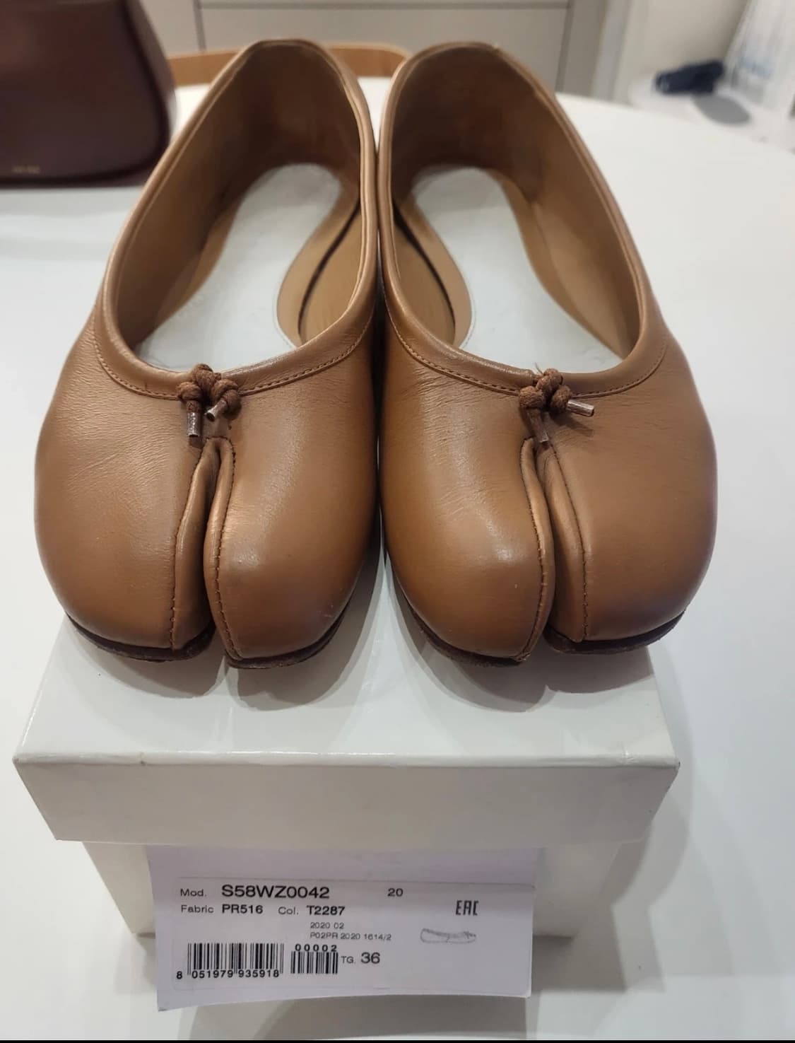 메종 마르지엘라 타비 플랫슈즈 베이지 36 상품이미지1