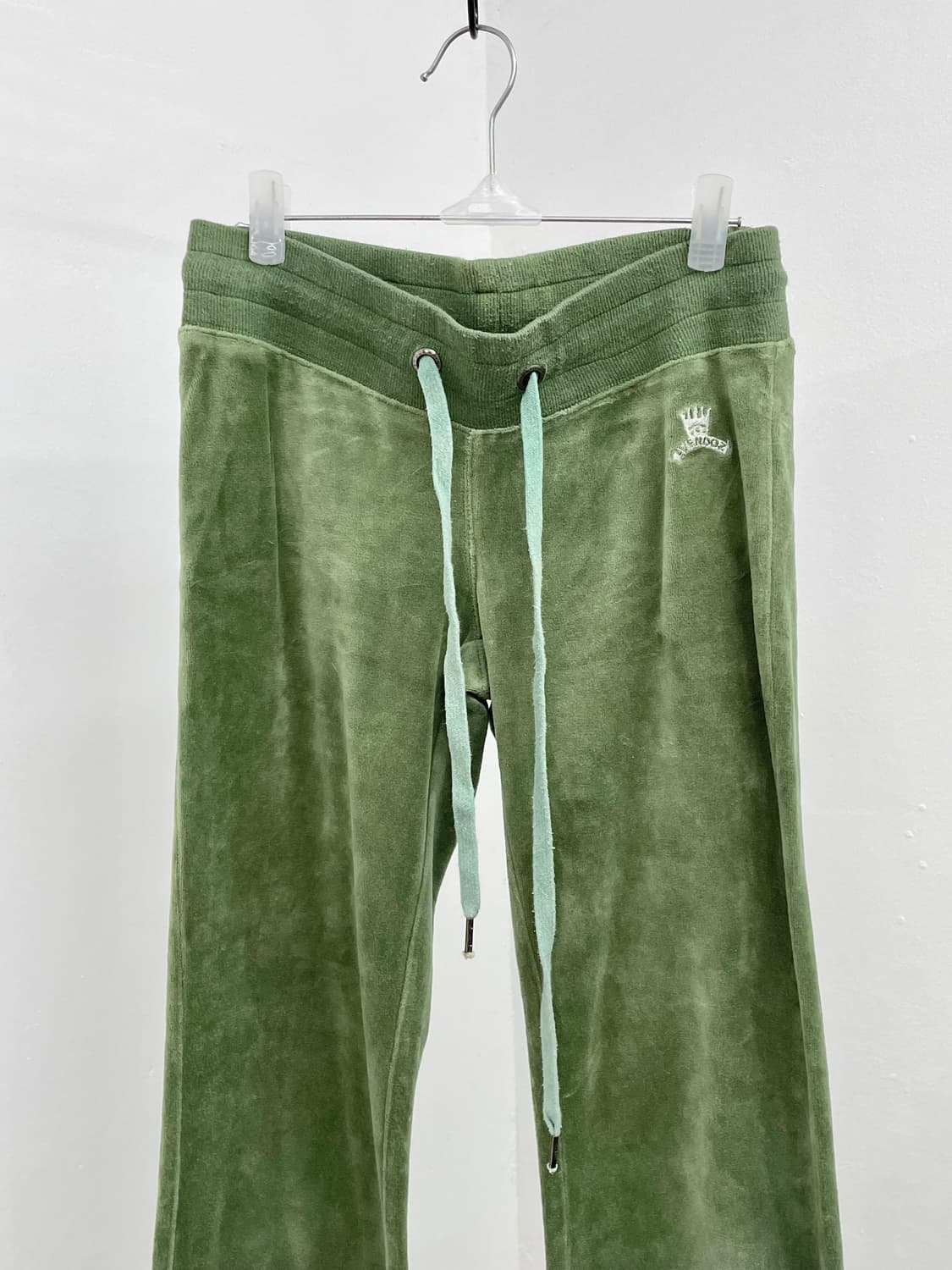 y2k 그린 티아라 벨벳 셋업💚 상품이미지7