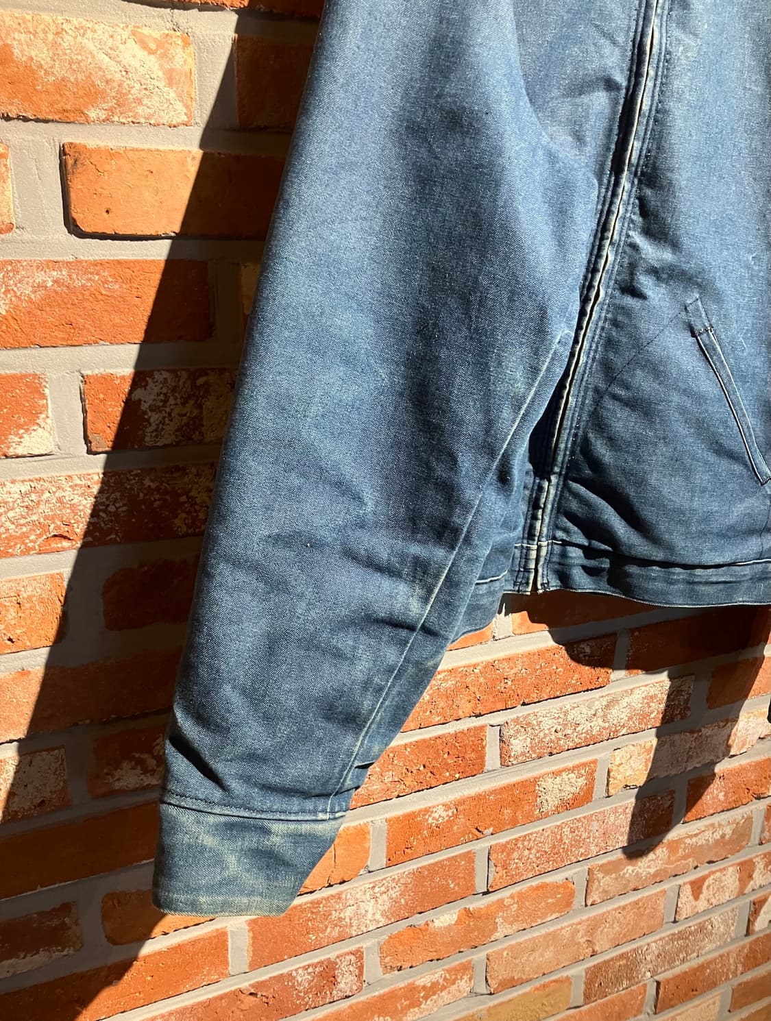 70s USA 빈티지 랭글러 빅벤 데님 워크 자켓 상품이미지4