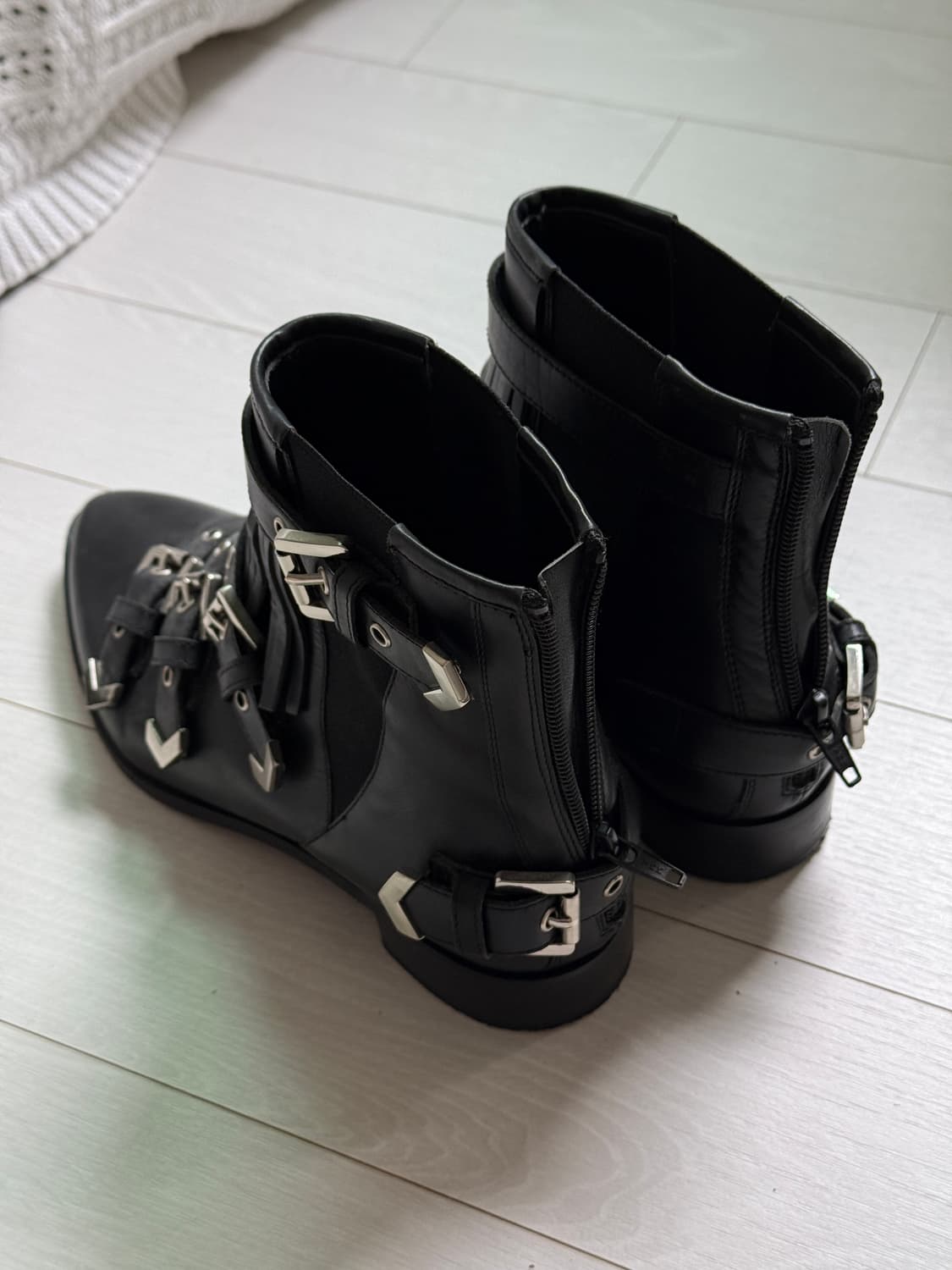 MSGM 블랙 버클 부츠 37 240 상품이미지2