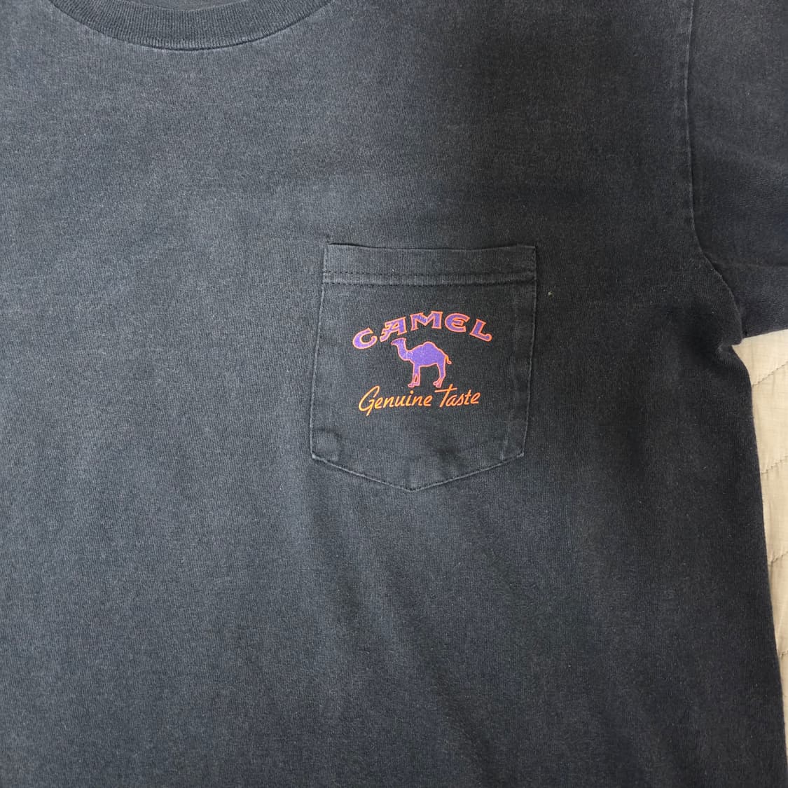 [XL] 90s 빈티지 카멜 프로모 제뉴인 테이스트 포켓 티셔츠 상품이미지6