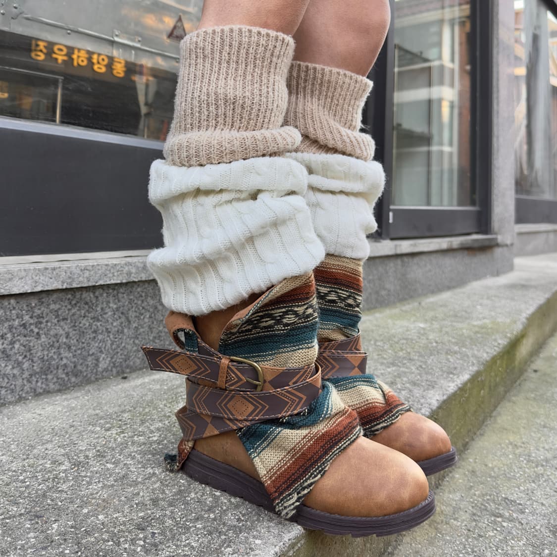 00s MUK LUKS 가을 랩 부츠 상품이미지1