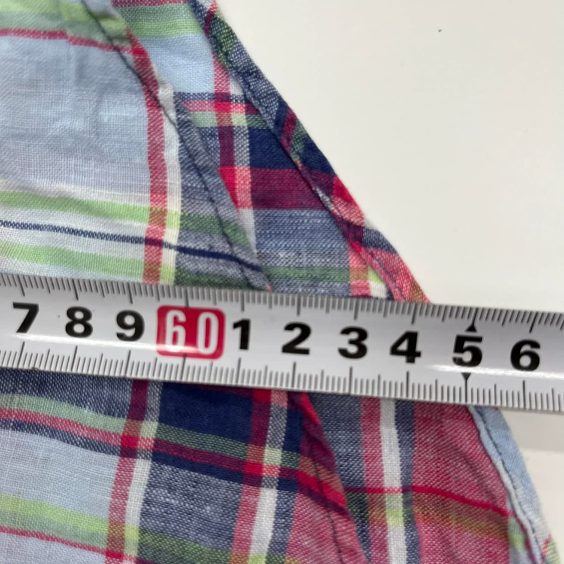 폴로 랄프로렌 린넨 체크 셔츠(S) 상품이미지9