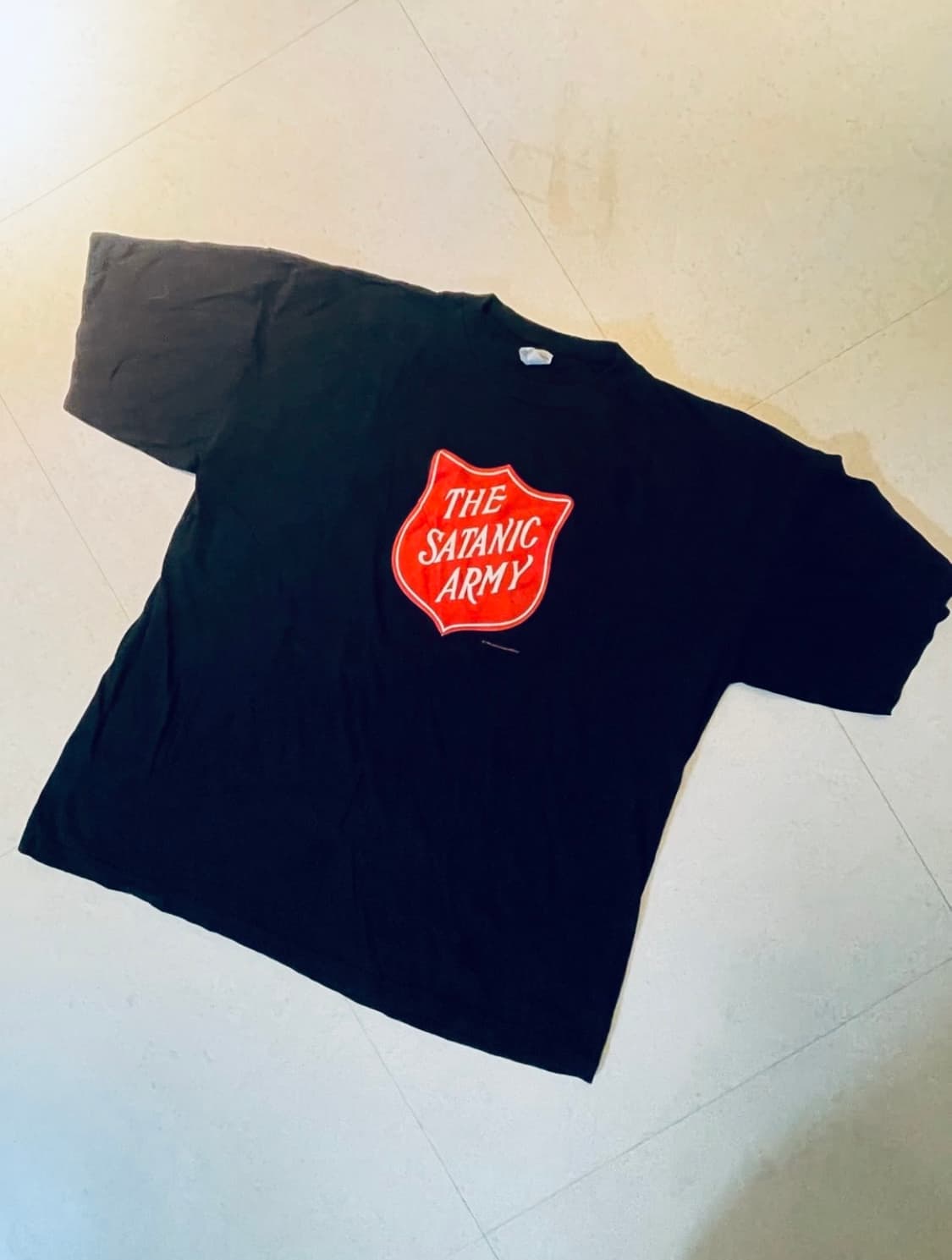 [XXL] 90s 마릴린맨슨 SATANIC ARMY 빈티지 밴드티 상품이미지1