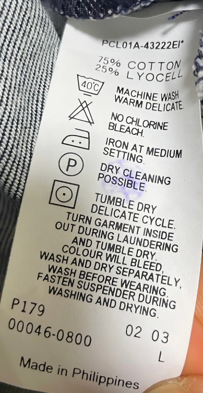 리바이스 엔지니어드 오버롤 멜빵바지 32 상품이미지8